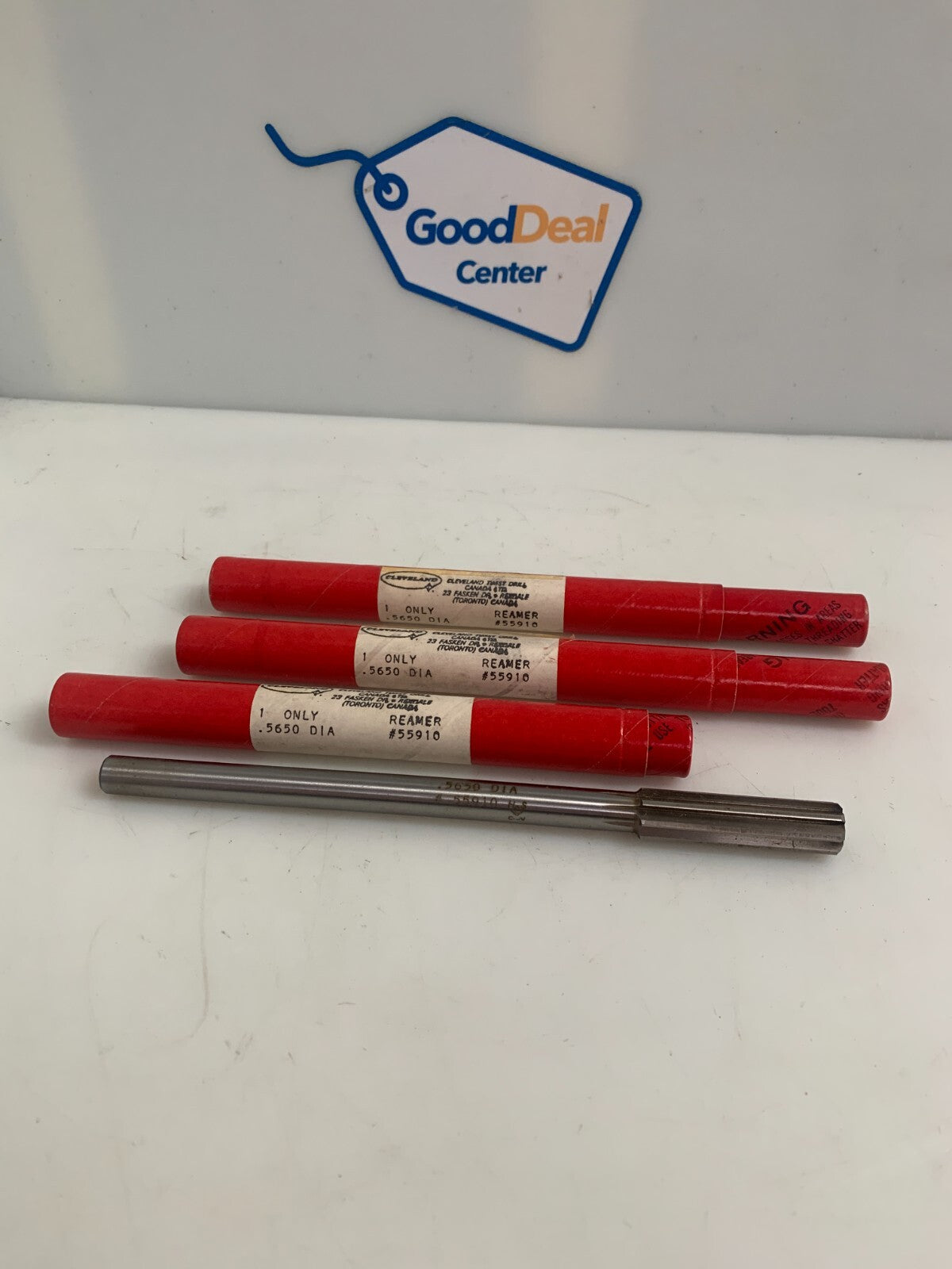 Lot of 3 Cleveland Reamer .5650 Diameter #55910 New in Tube