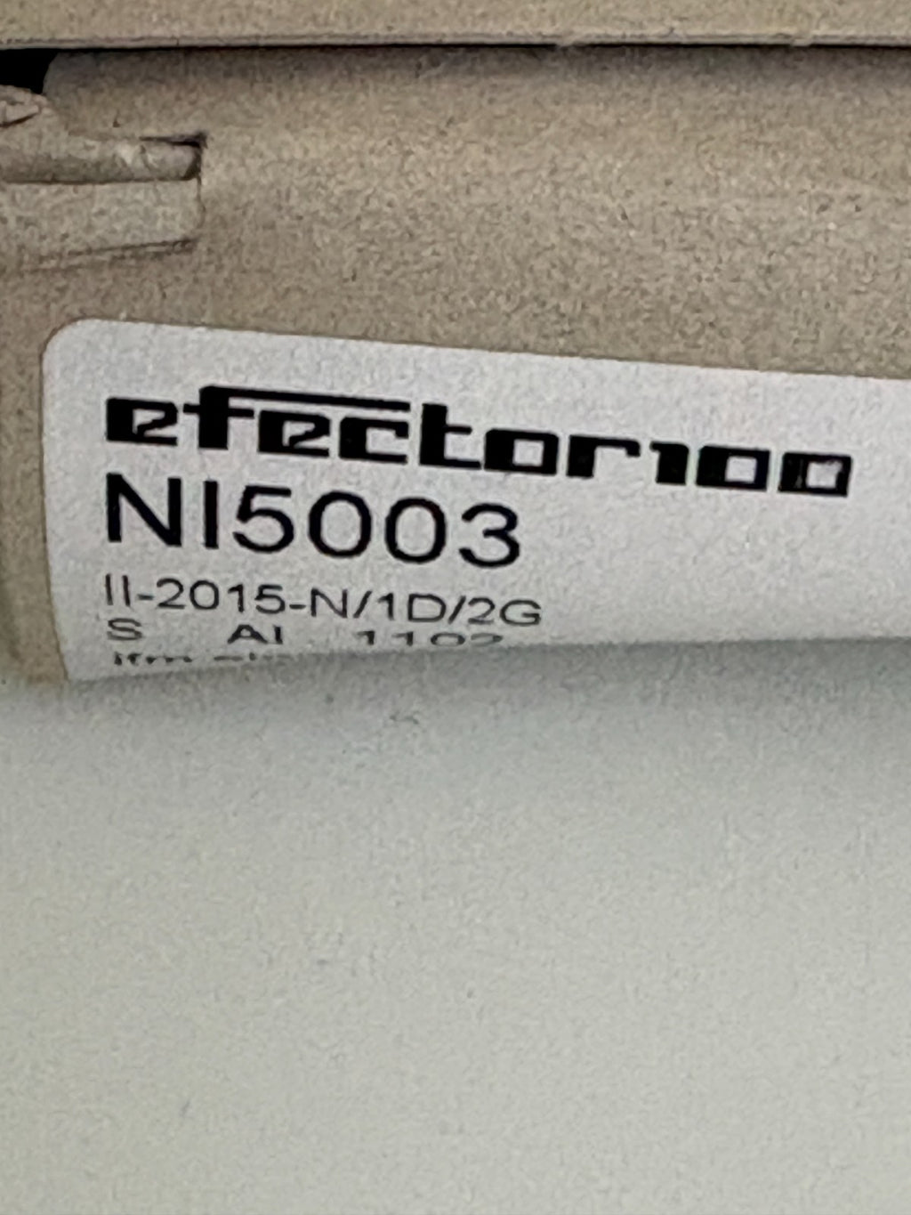EFECTOR 100 INDUCTIVE SENSOR NI5003