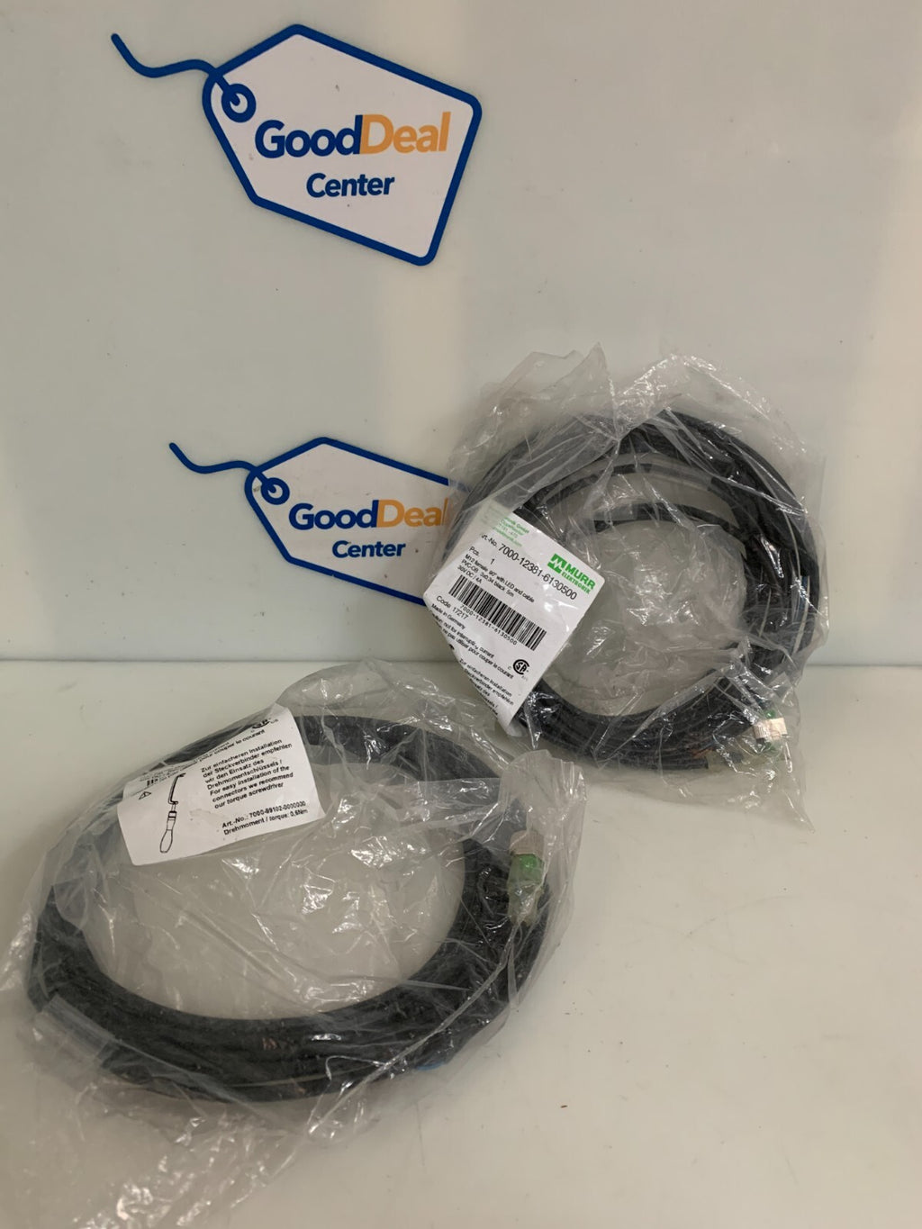 LOT OF 2 MURR ELEKTRONIK LED CONNECTING CABLE 7000-12261-61305000