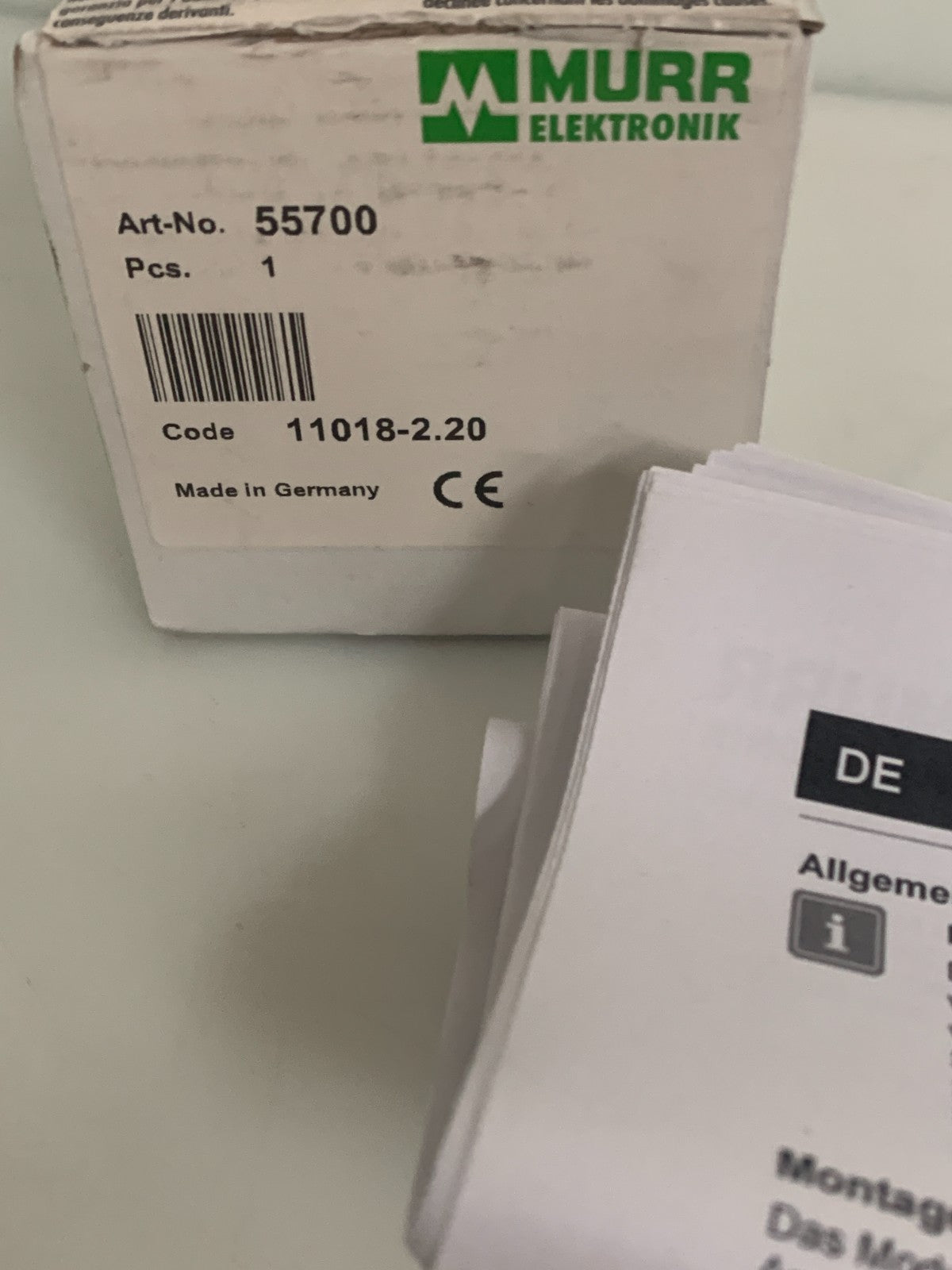 MURR ELECTRONIK 55700 11018-2-20