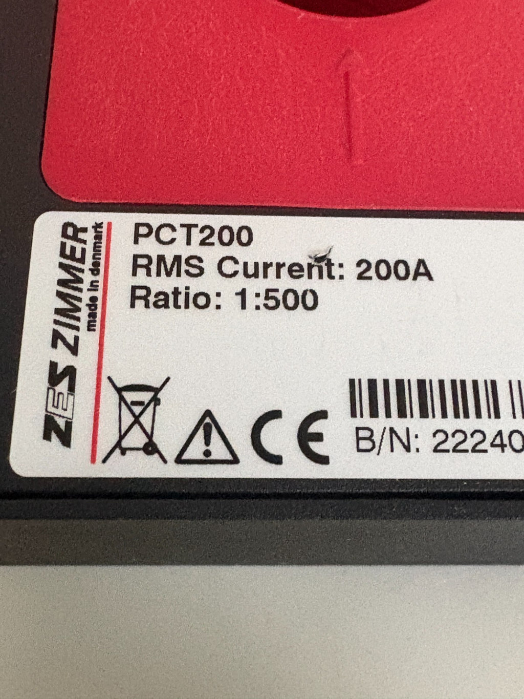 ZES ZIMMER PRECISION CURRENT TRANSDUCER PCT 200
