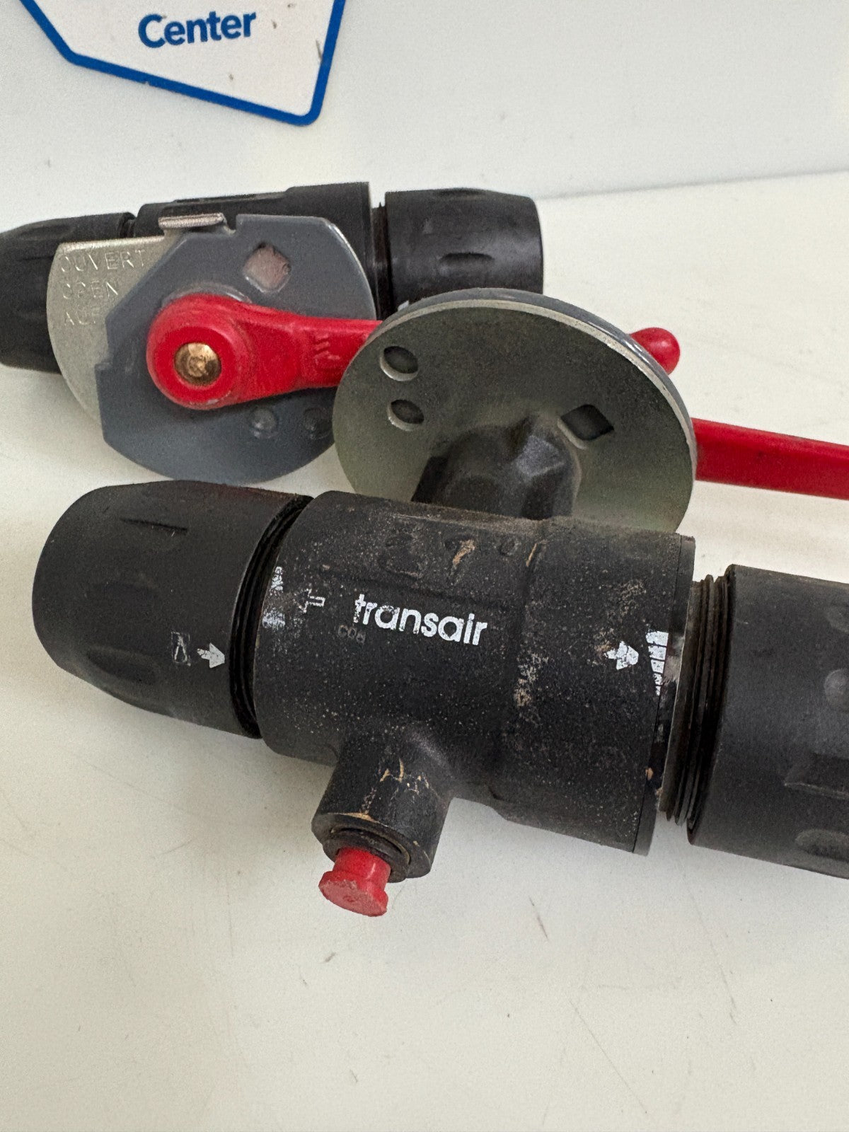 LOT OF 2 PARKER TRANSAIR LEGRIS 1" VENTED BALL VALVE