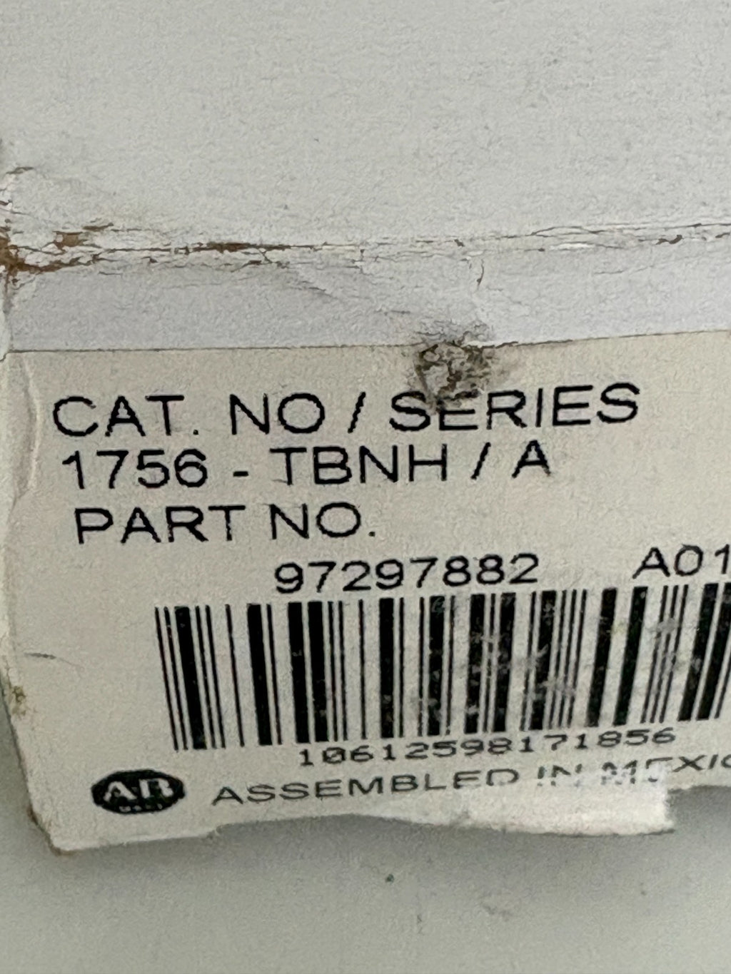 ALLEN BRADLEY CONTROL LOGIX 20 AB 1756-TBNH/A