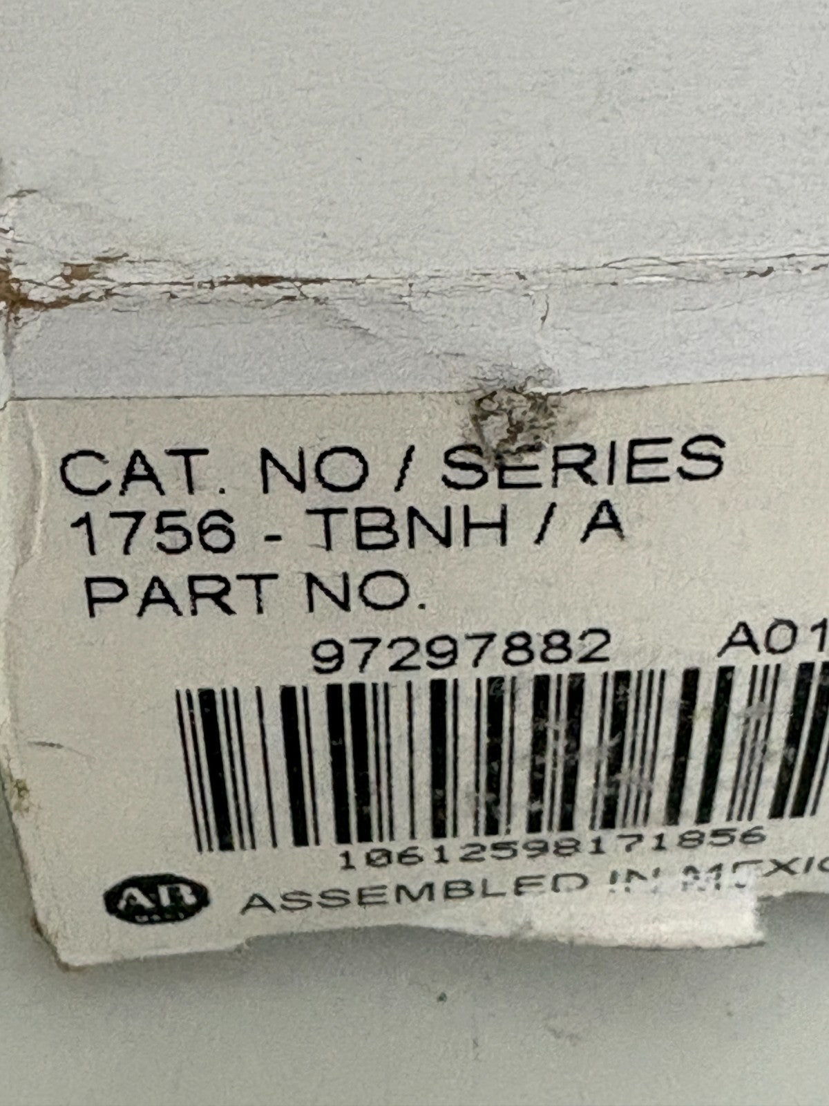 ALLEN BRADLEY CONTROL LOGIX 20 AB 1756-TBNH/A