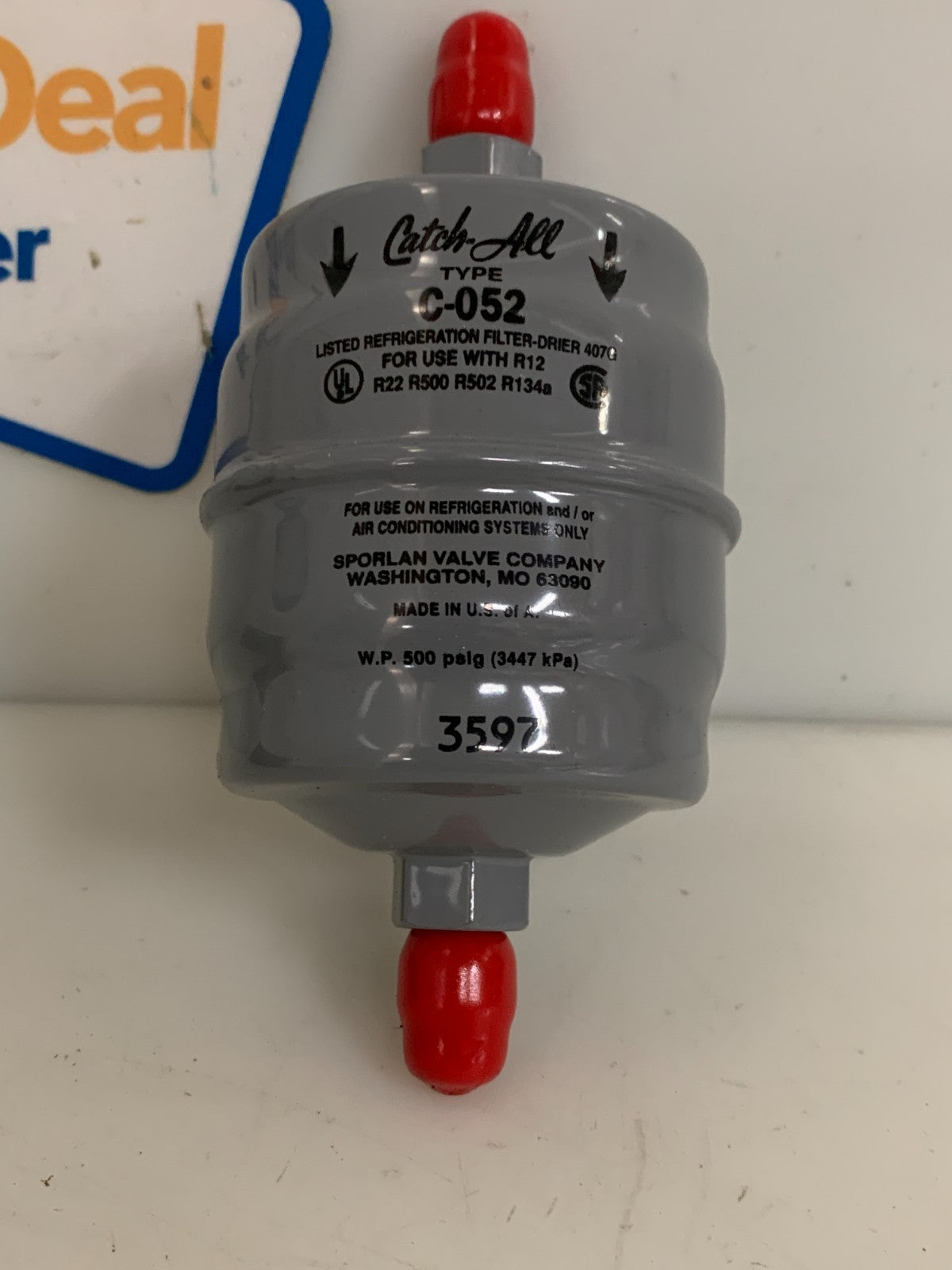 SPORLAN C-052 1/4" FILTER DRIER