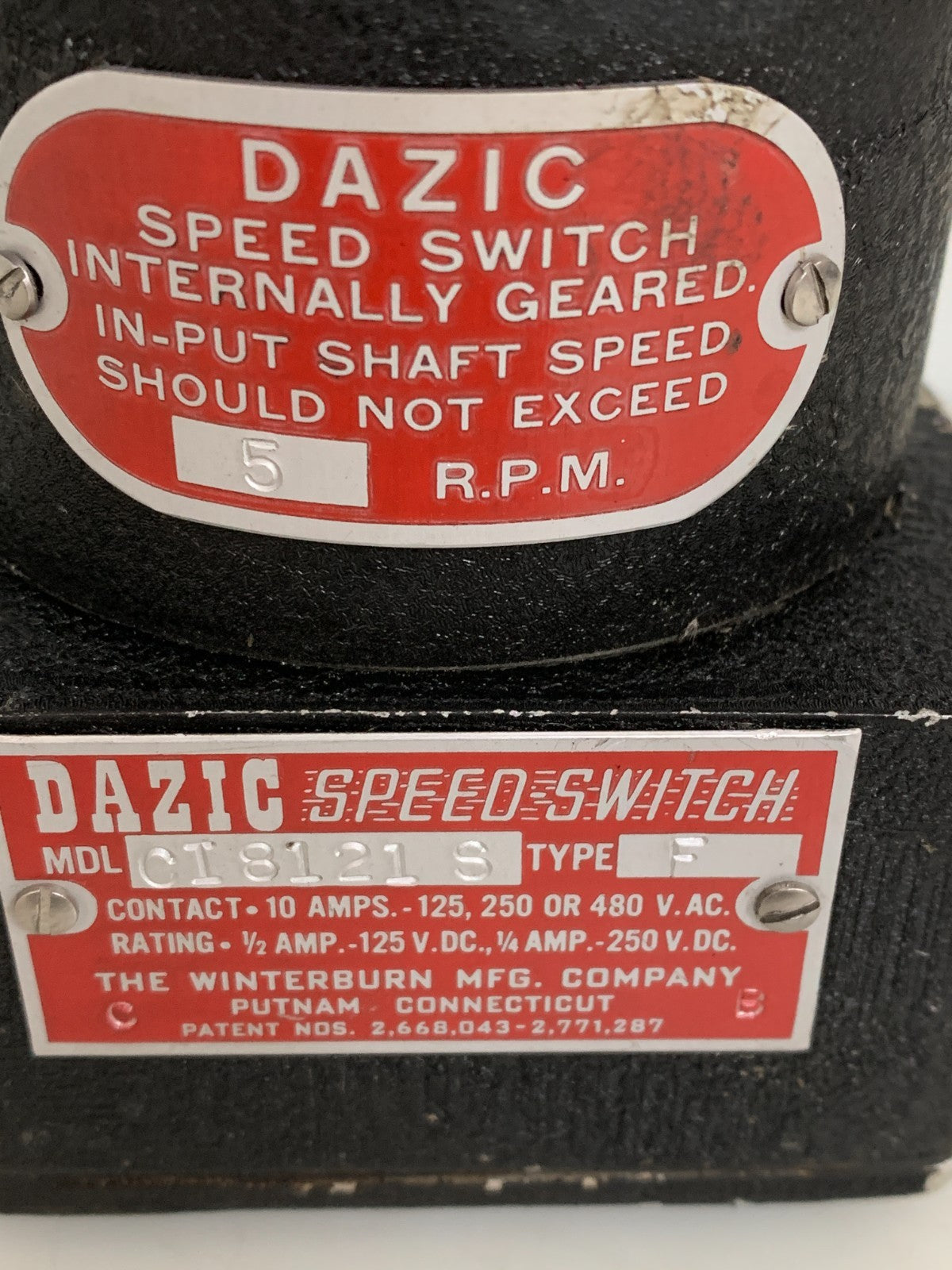 DAZIC SPEED SWITCH CI 8121S TYPE F1