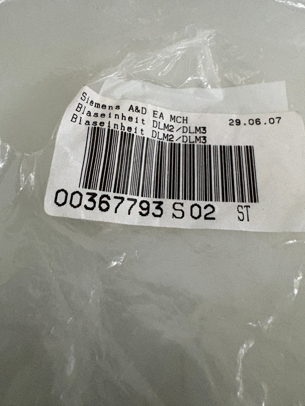 SIEMENS BLAST UNIT GAX-V4-00534
