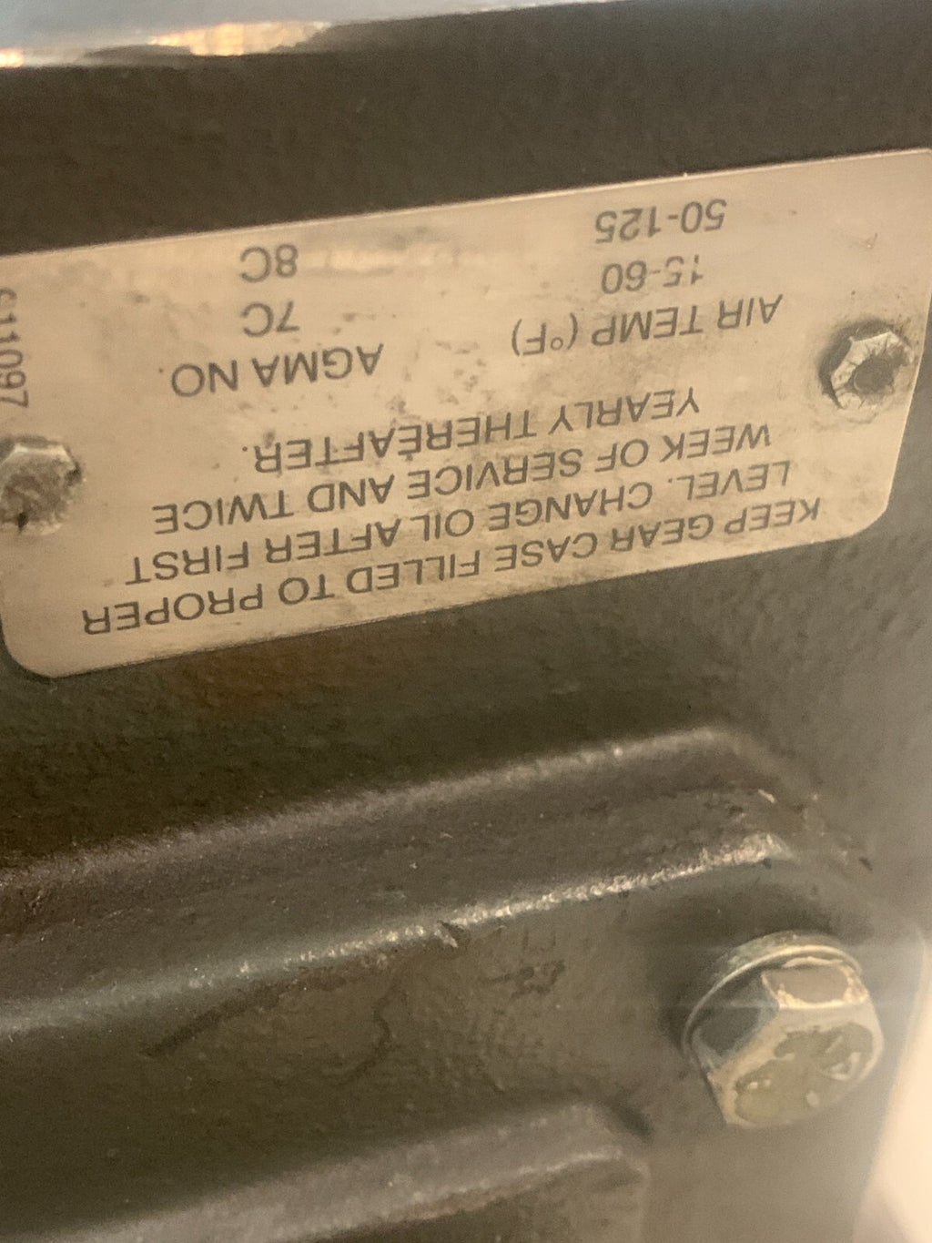 US GEARMOTOR DOERR FRAME 175