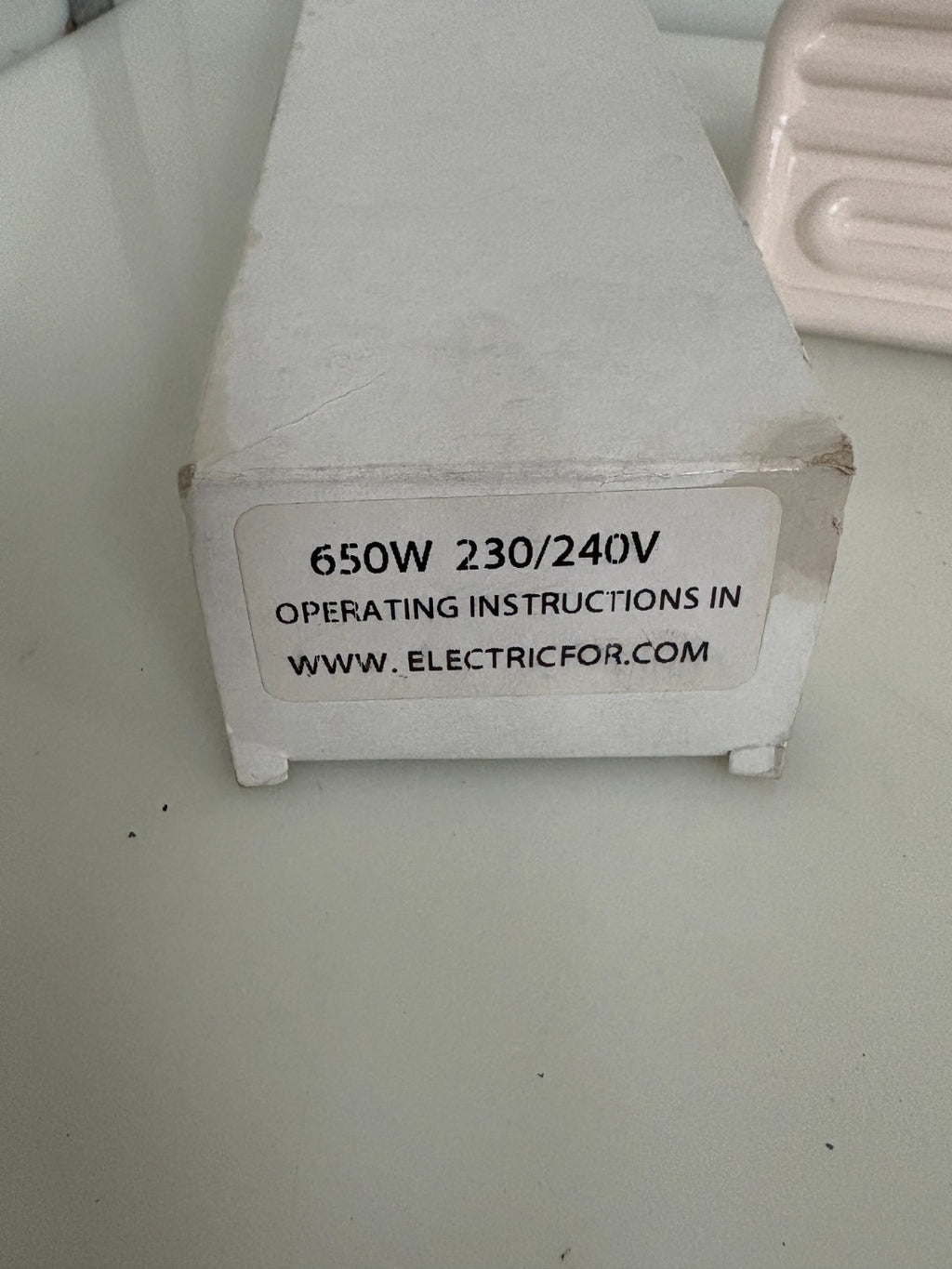 ELECTRIC FOR CERAMIC INFRARED HEATER ELEMENT 650W 230/240V 00619108131