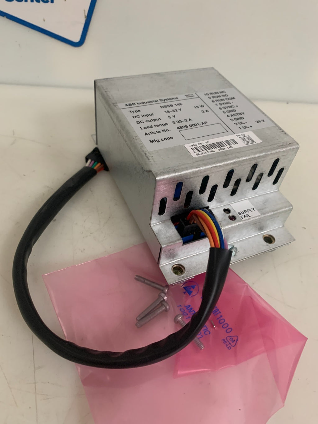 ABB INDUSTRIAL DC/DC CONVERTER DSSB-146 4898 0001-AP3