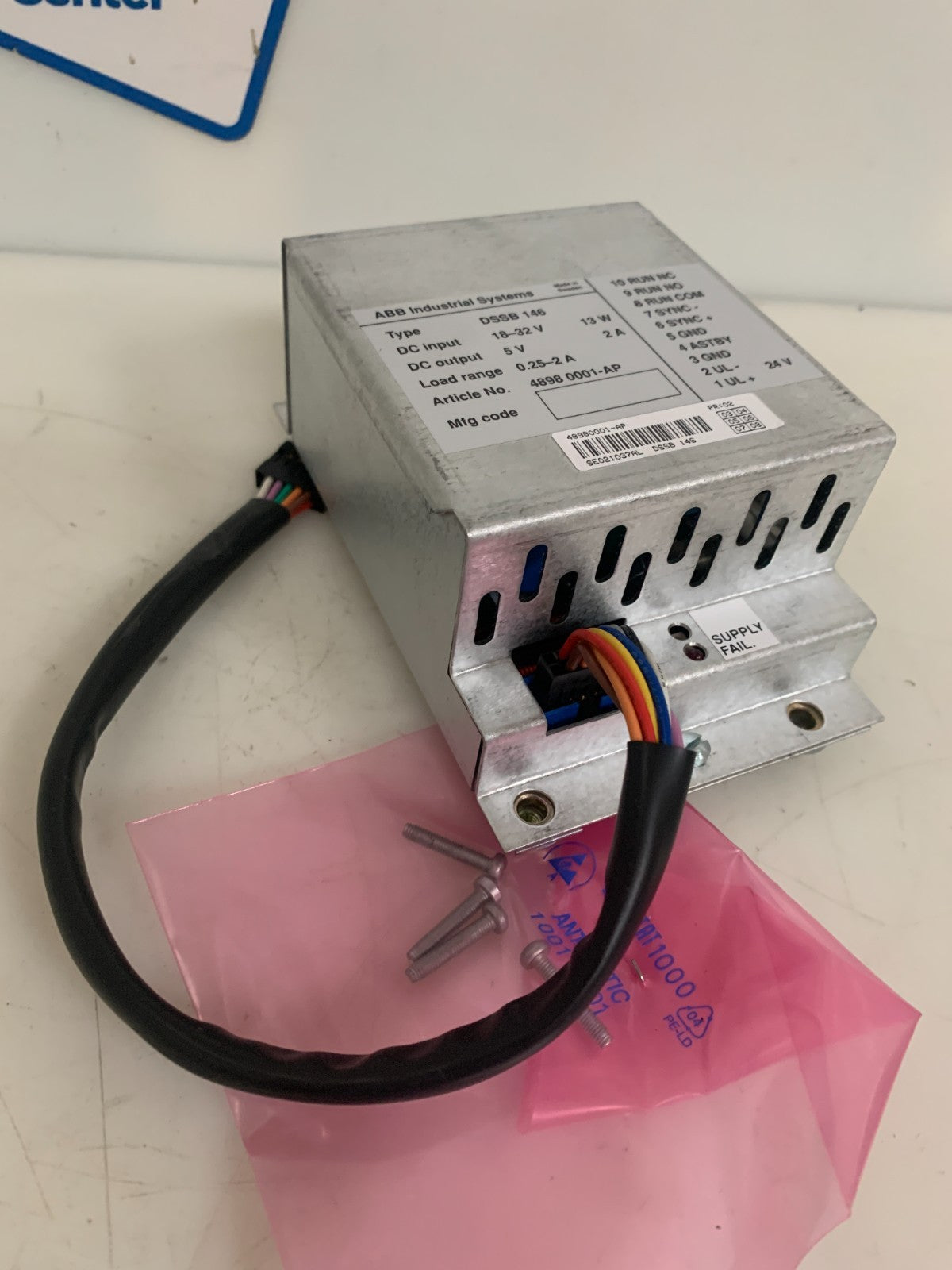 ABB INDUSTRIAL DC/DC CONVERTER DSSB-146 4898 0001-AP3
