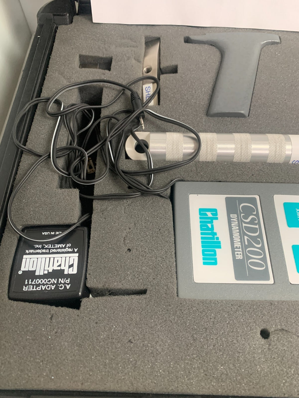 CHATILLON CSD 200 DYNAMOMETER IN CASE2