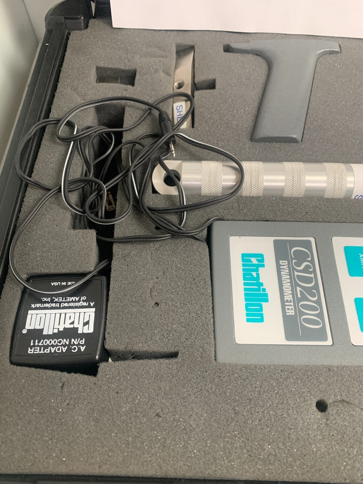 CHATILLON CSD 200 DYNAMOMETER IN CASE2