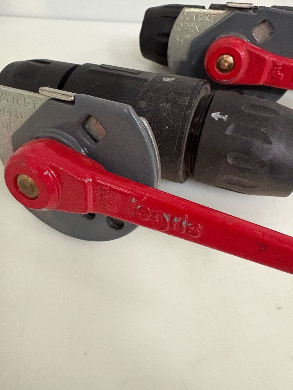 LOT OF 2 PARKER TRANSAIR LEGRIS 1" VENTED BALL VALVE