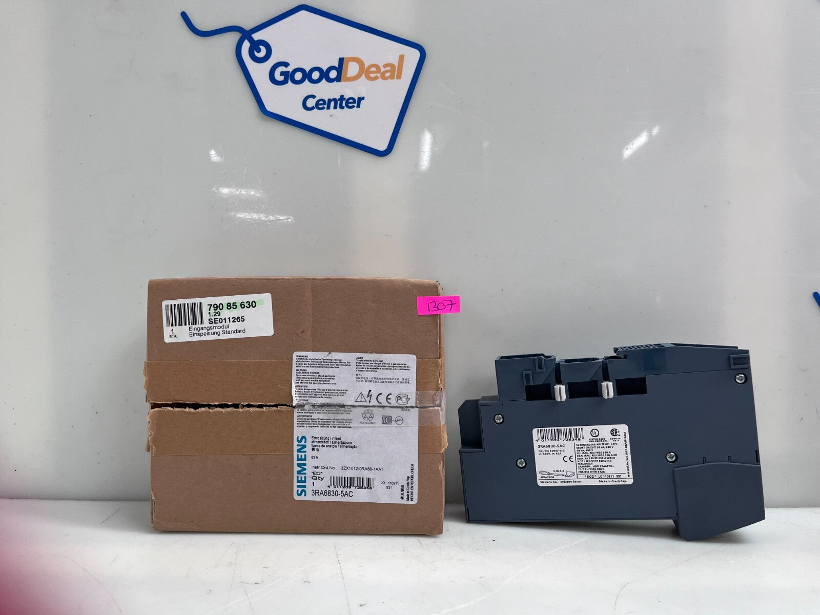 SIEMENS 3RA6830-5AC Infeed Connection