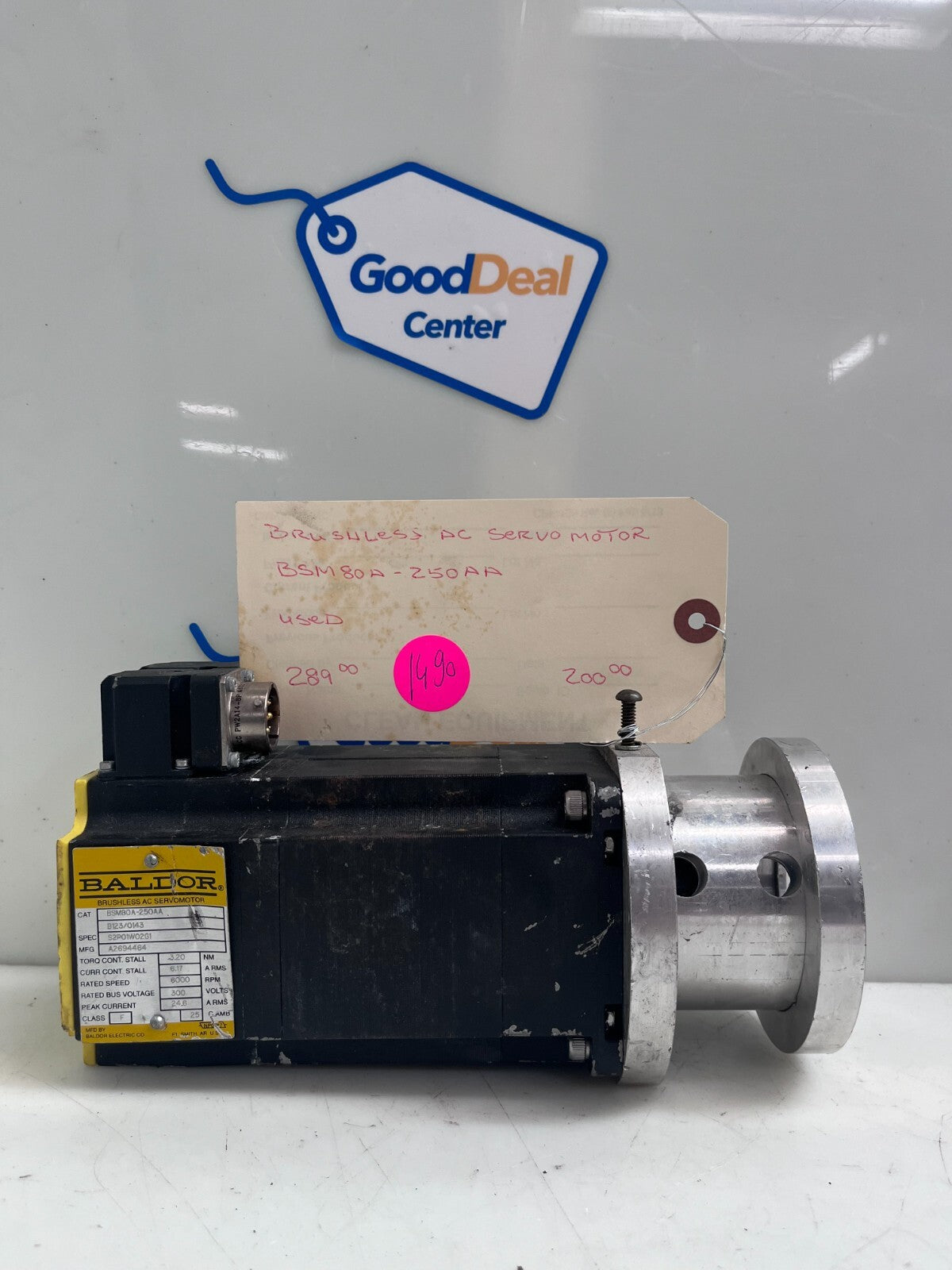 BALDOR BSM80A-250AA Brushless AC Servomotor0