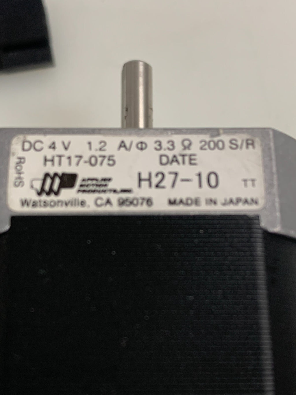 LOT OF 4 APPLIED MOTION PRODUCTS STEPPER MOTOR HT17-075D 3 WITH US DIGITAL2