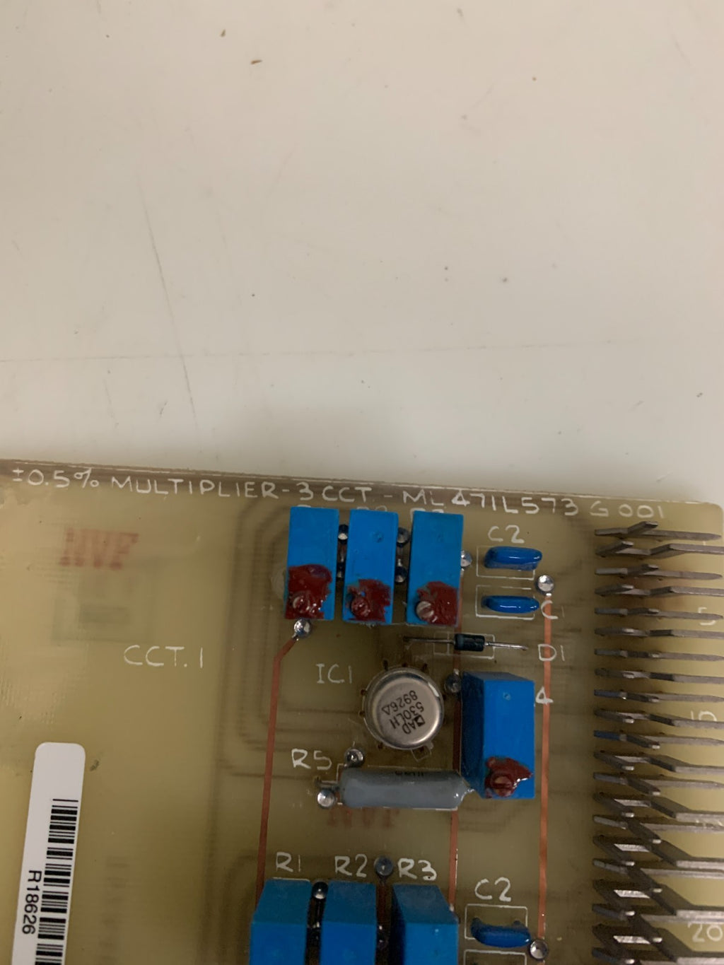 GE MULTIPLIER CIRCUIT BOARD ML 471L573 G0012