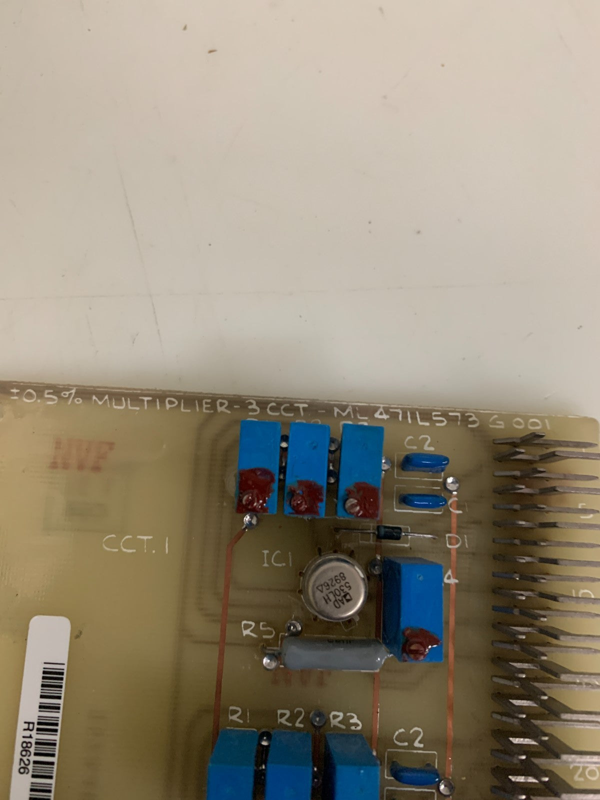 GE MULTIPLIER CIRCUIT BOARD ML 471L573 G0012