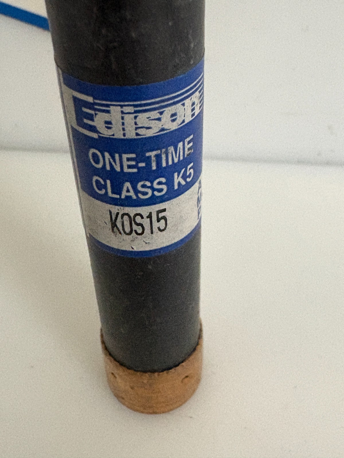 LOT OF 8 EDISON K0S15 ONE TIME FUSE 15 AMP 600 VAC1