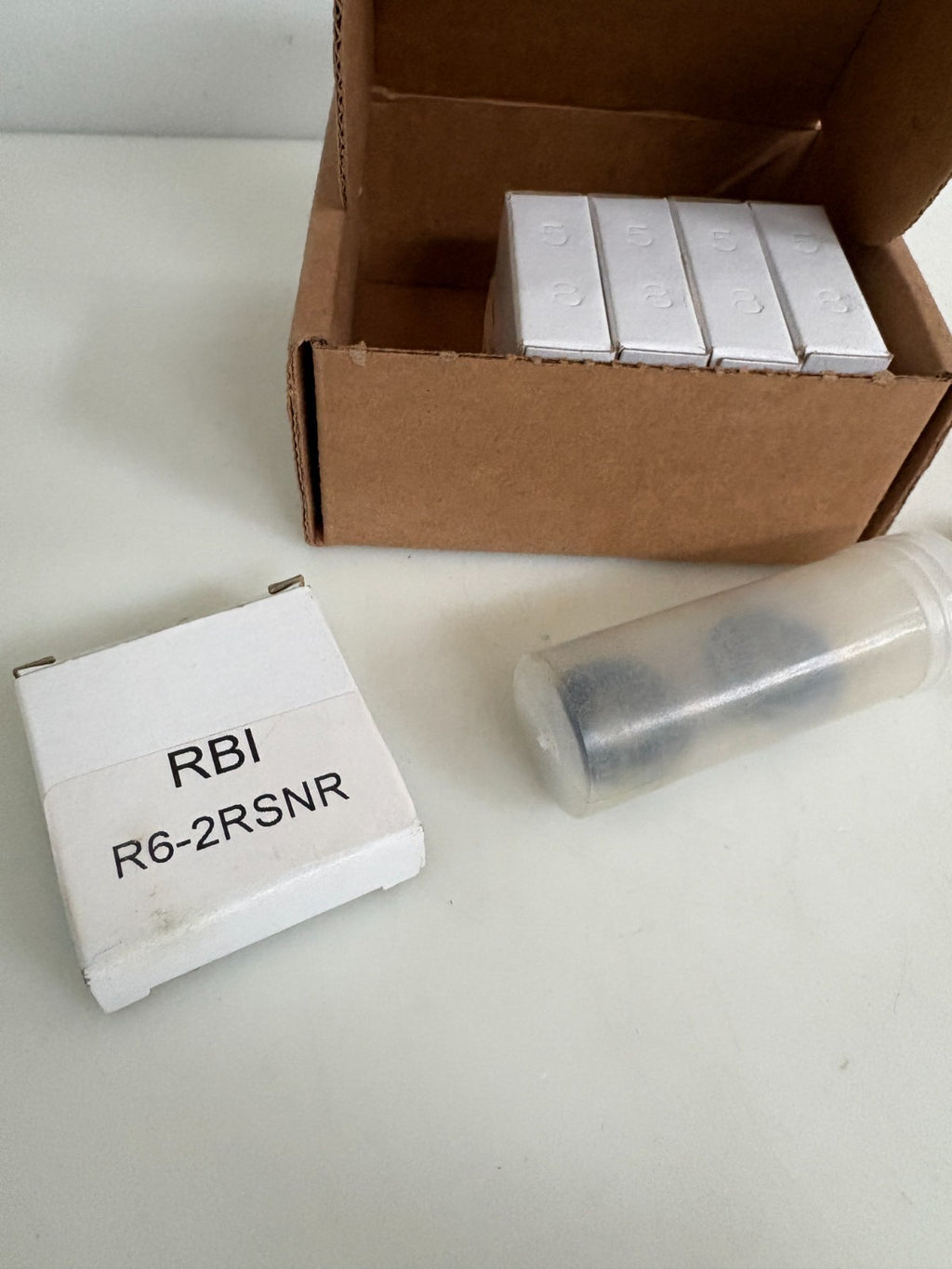 LOT OF 7 RBTECH BALL BEARING RBI BEARING R6-2RS-NR
