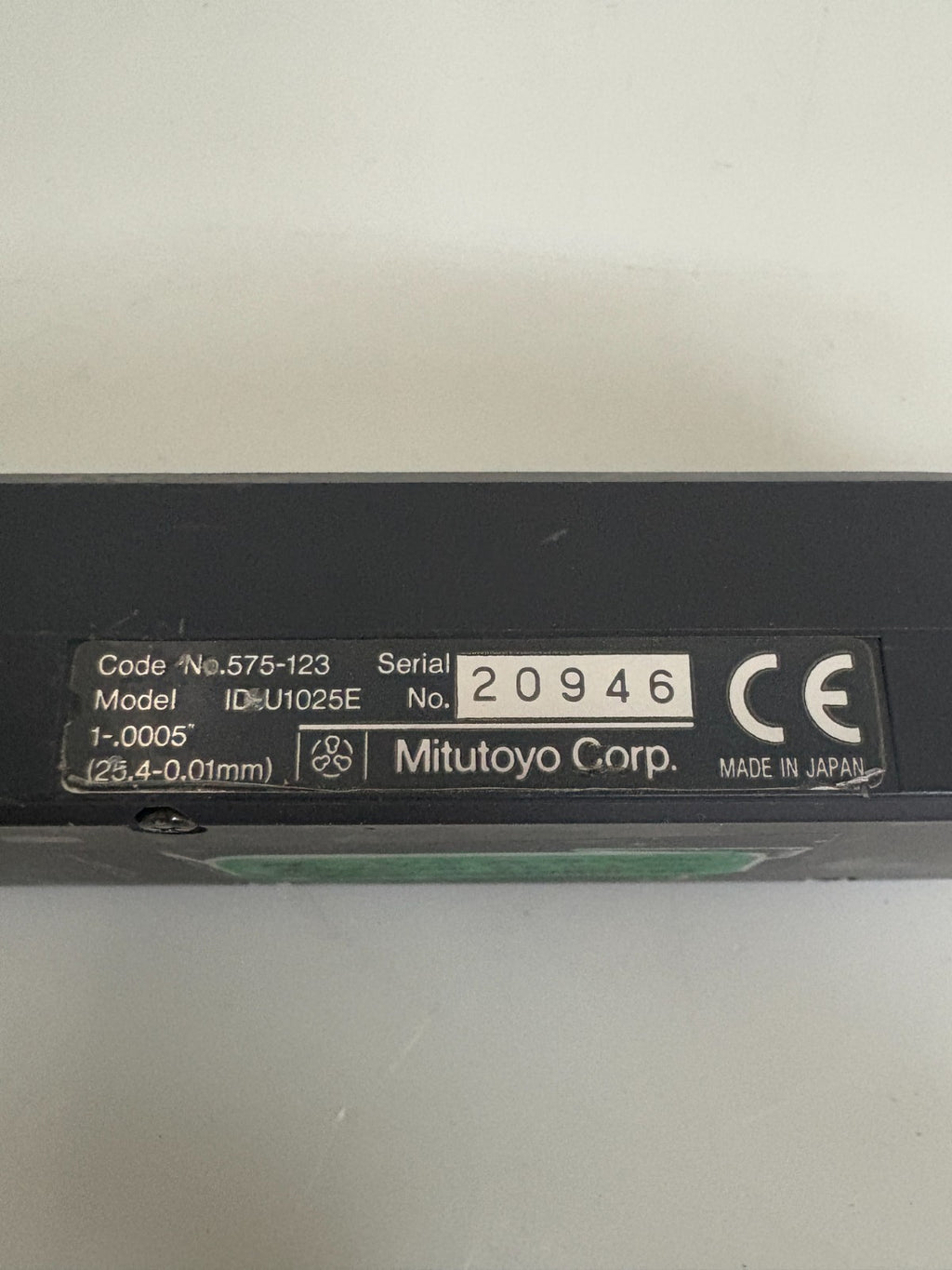 MITUTOYO ABSOLUTE DIGIMATIC INDICATOR 575-123 ID-U1025E