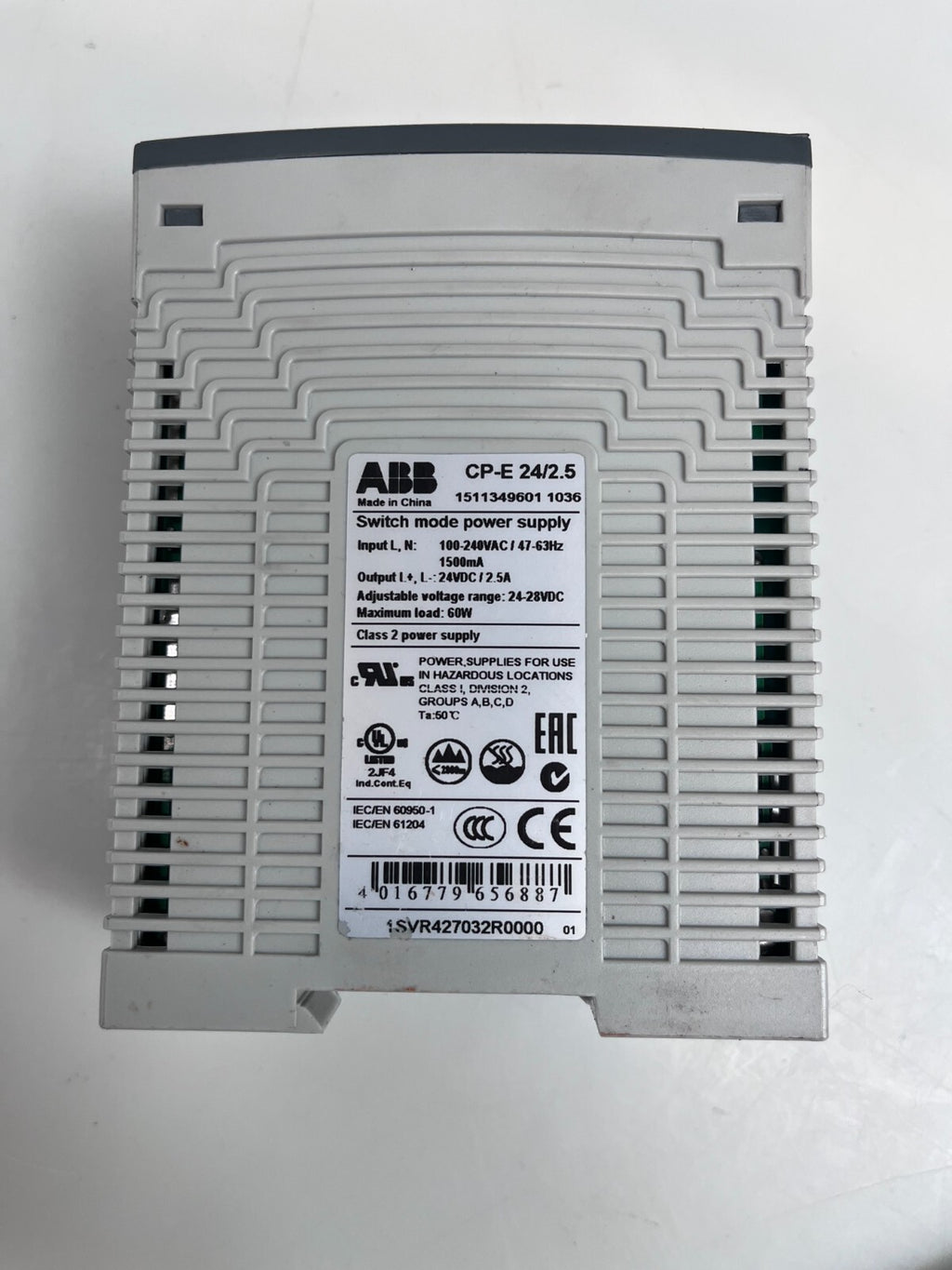 ABB CP-E 24/2.5 DC Switch Mode power Supply 1SVR427032R00001