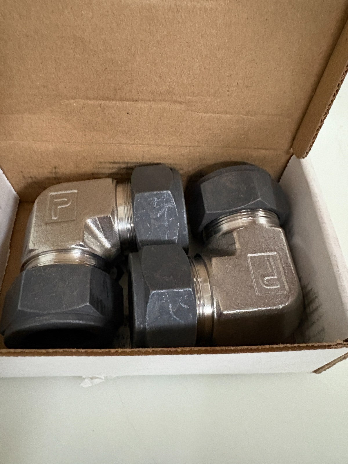 LOT OF 2 PARKER HANNIFIN CPI UNION 16-16 EBZ-SS