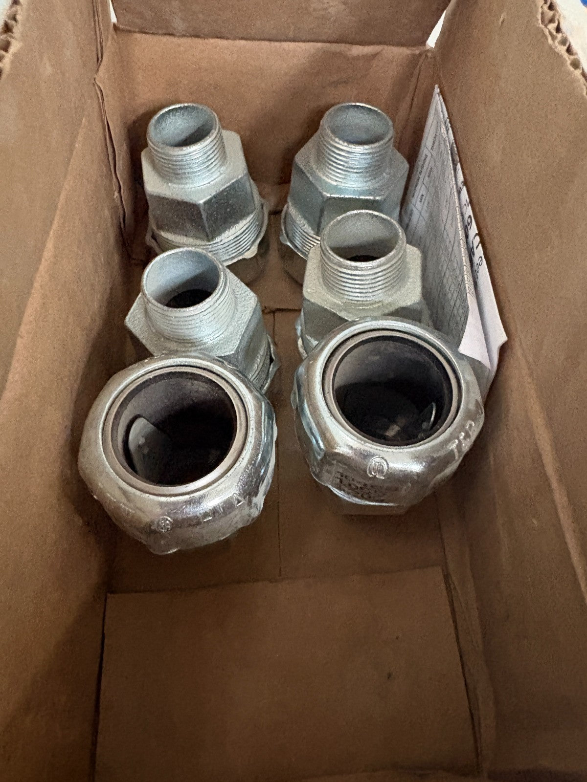 LOT OF 6 ABB THOMAS & BETTS 3/4" TECK CABLE FITTING 104683