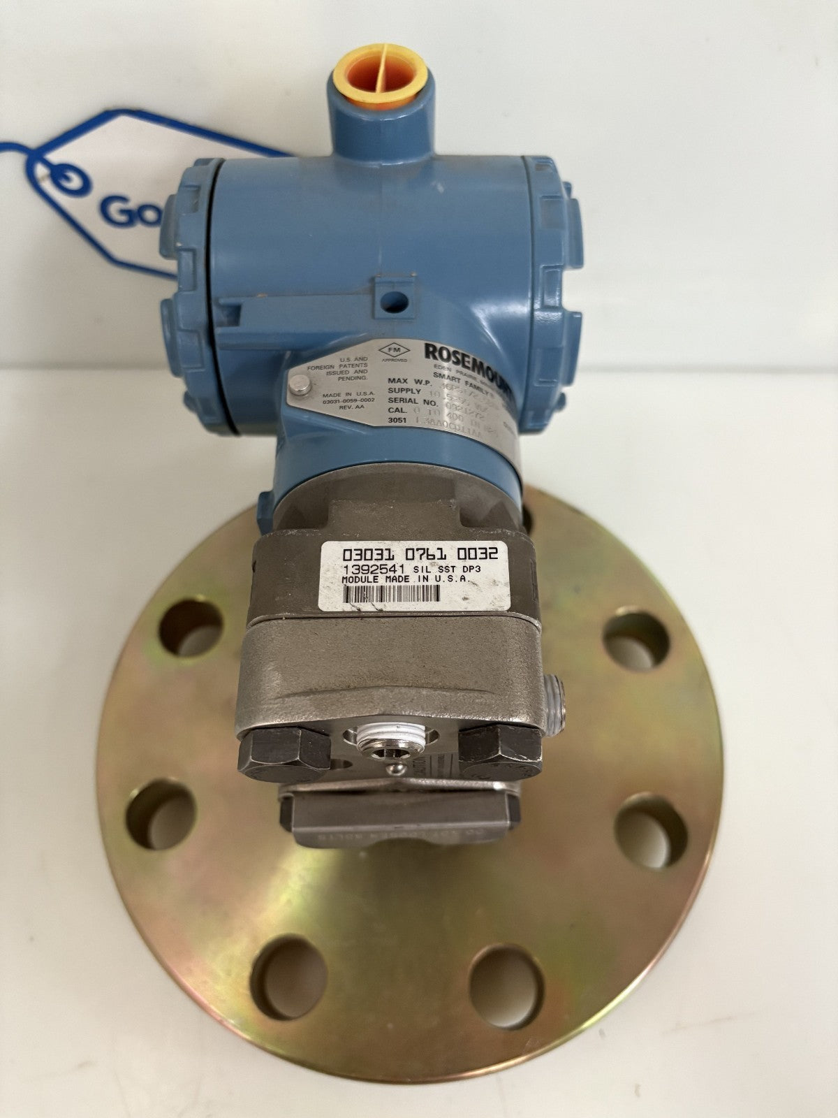 ROSEMOUNT SMART FAMILY PRESSURE TRANSMITTER 3051 L3AA00011AA W/MODULE 030311
