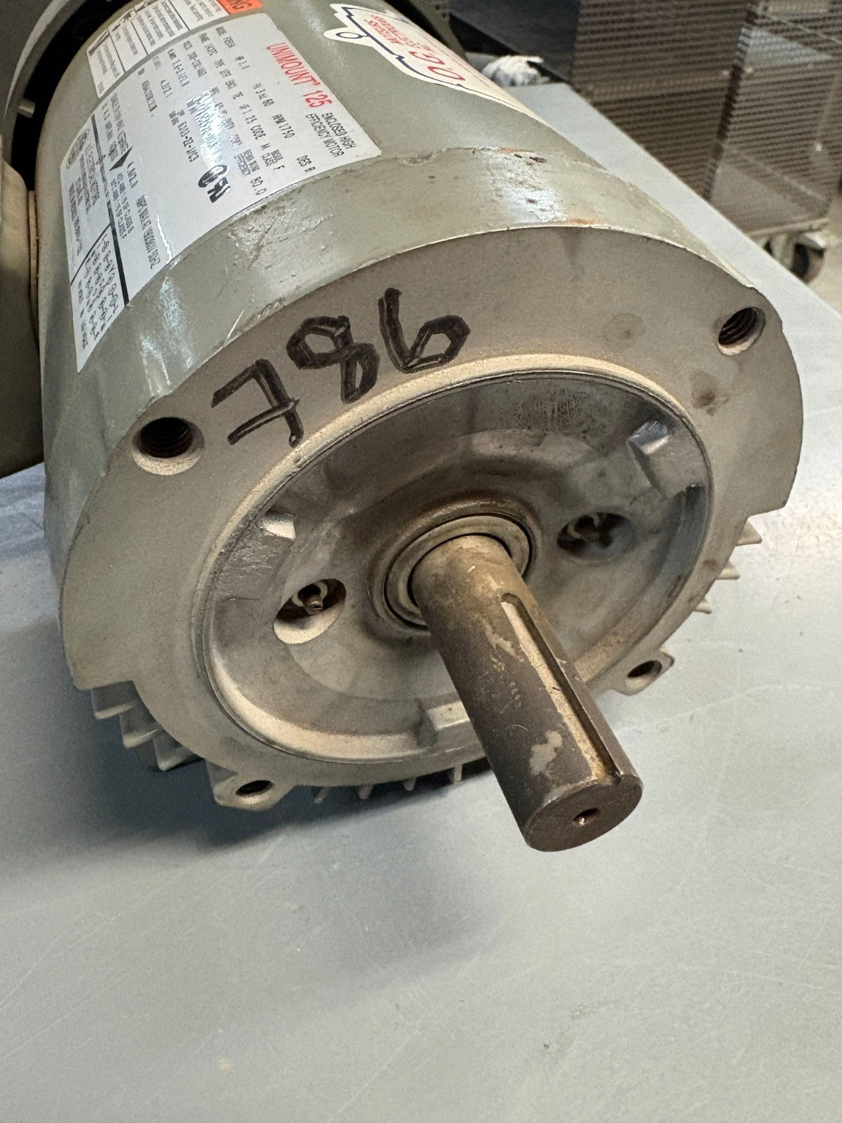 US MOTOR UNIMOUNT 125 1HP MOTOR F055A 1