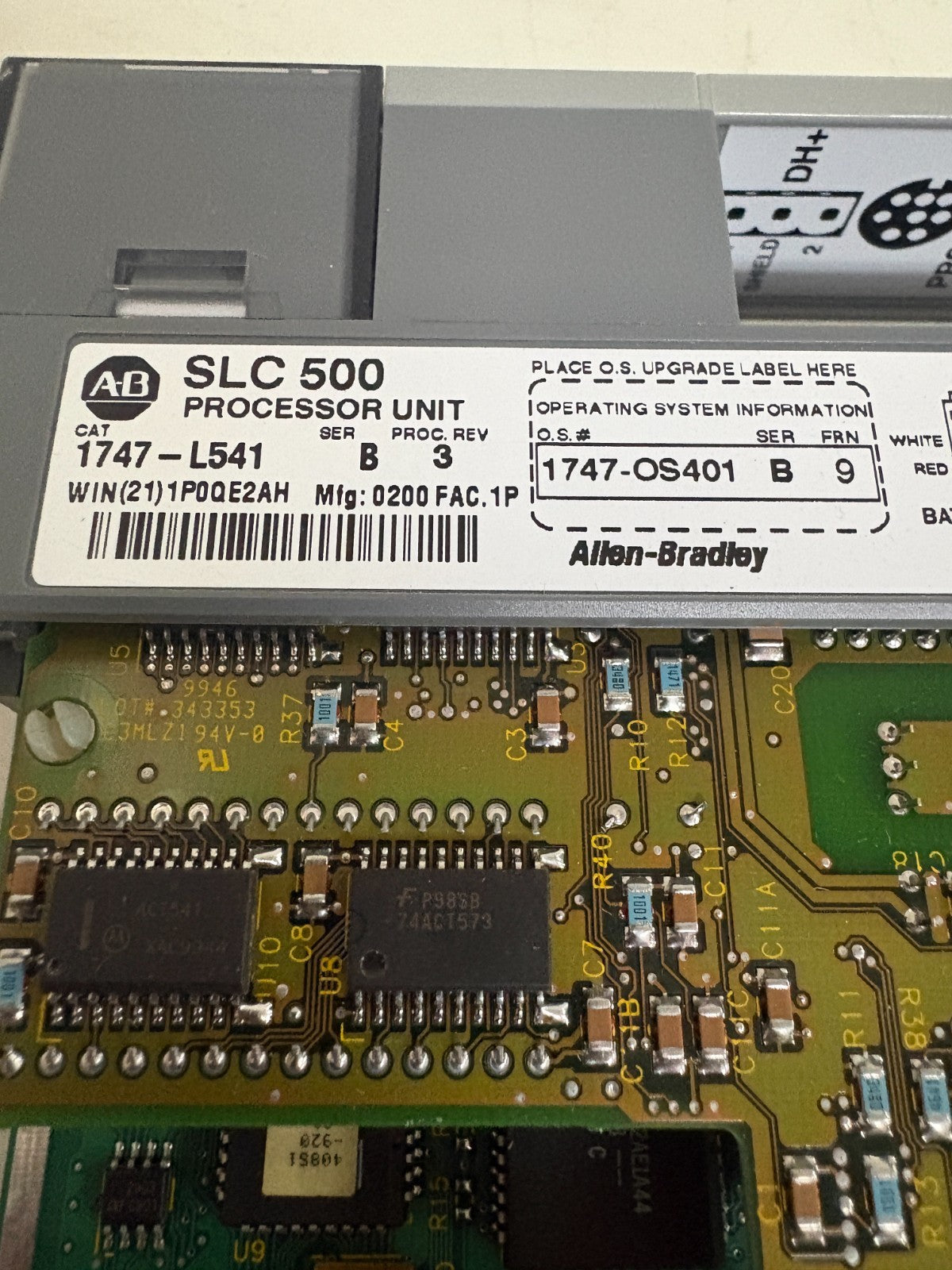 ALLEN BRADLEY SLC 500 CPU PROCESSOR 1747-L541 3