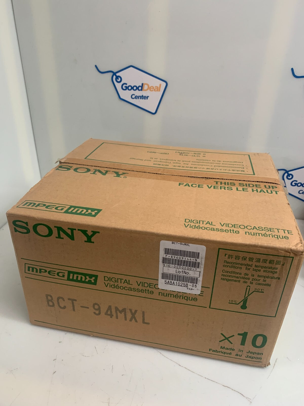 SONY BCT-94MXL MPEGIMX  Digital Video Cassette (Box of 10)