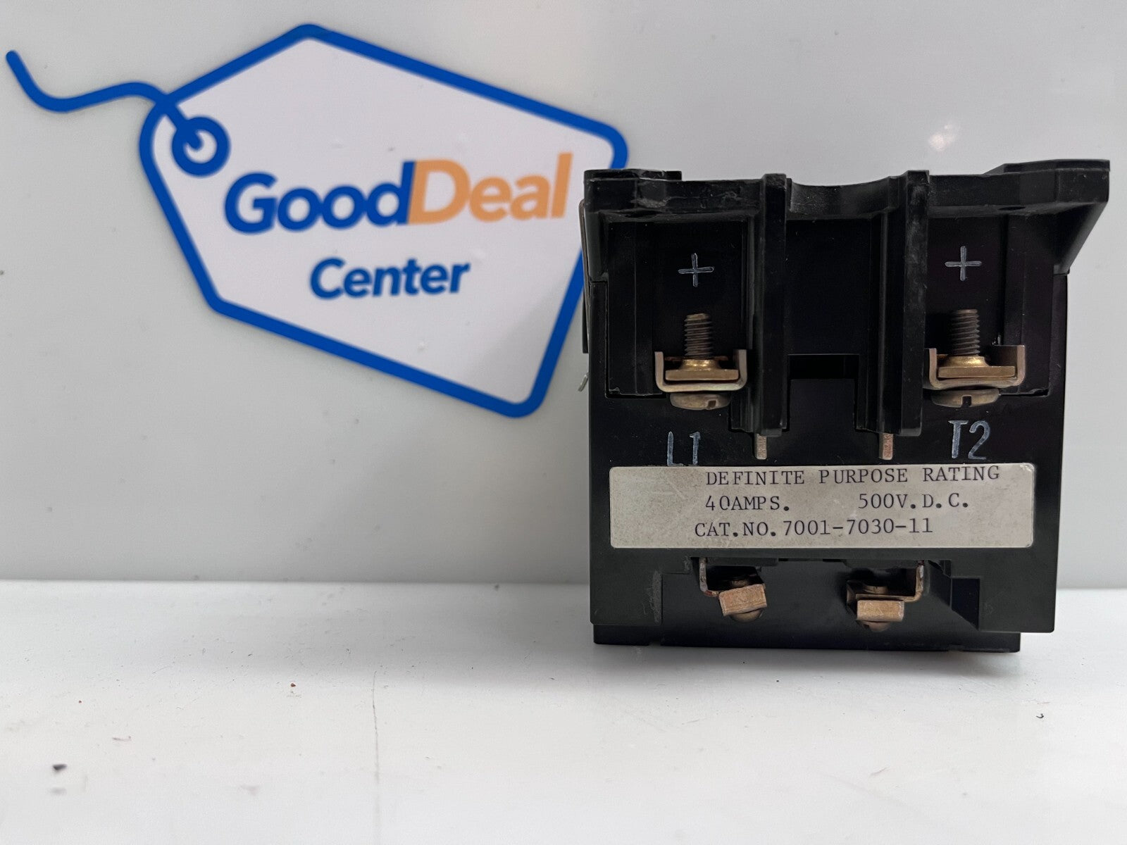 WARD LEONARD 7001-7030-11 40 A 500VDC 2 POLE CONTACTOR