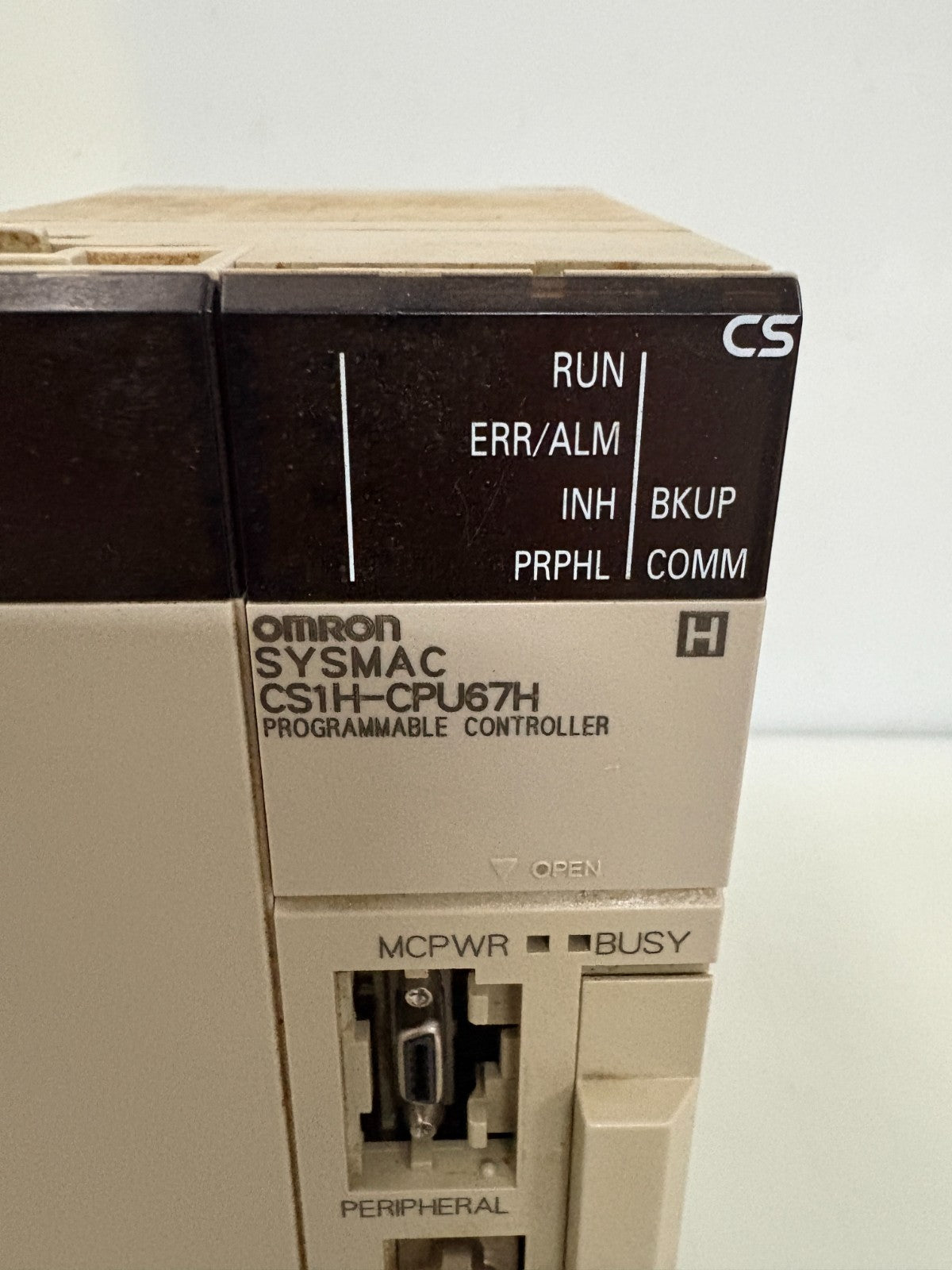 OMRON SYSMAC PROGRAMMABLE CONTROLLER CS1H-CPU67H1