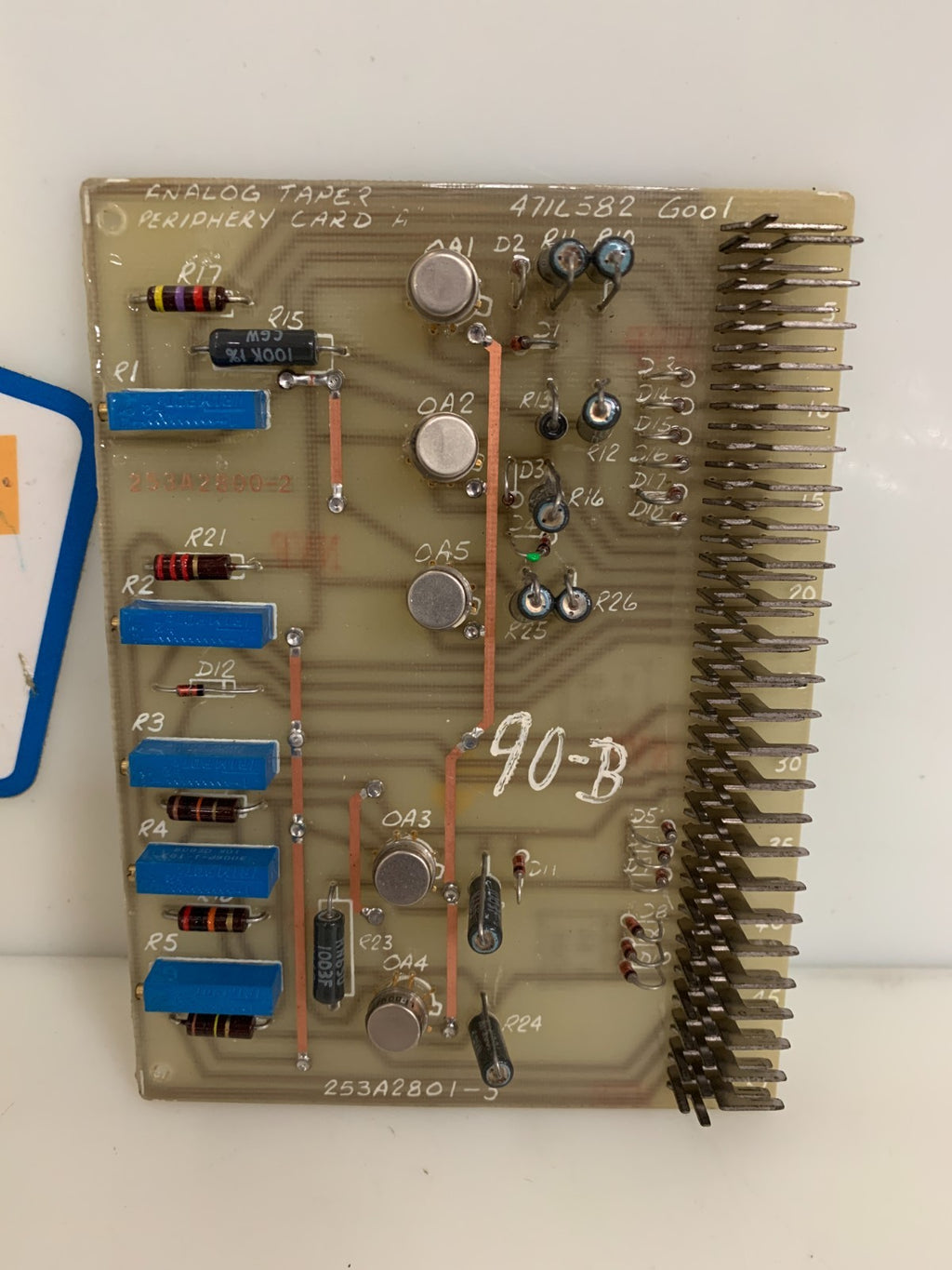 GENERAL ELECTRIC FANUC ANALOG TAPER PERIPHERY CARD "A" 471L582 G001