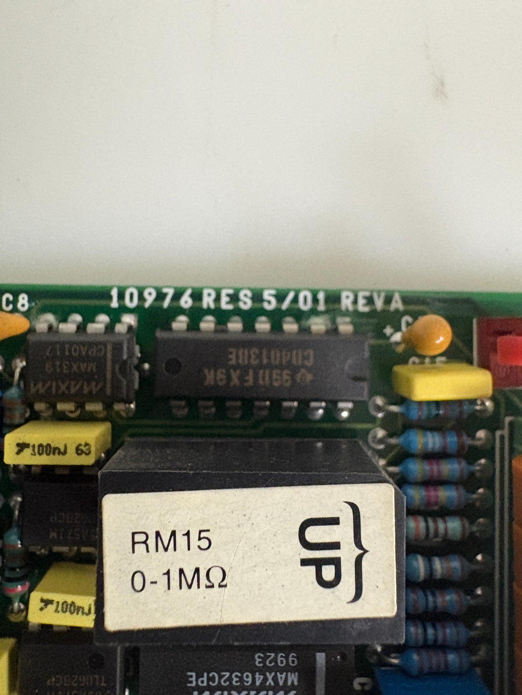 MYRON L CO CIRCUIT BOARD POWER SUPPLY 10976 RES 5/01 REV A