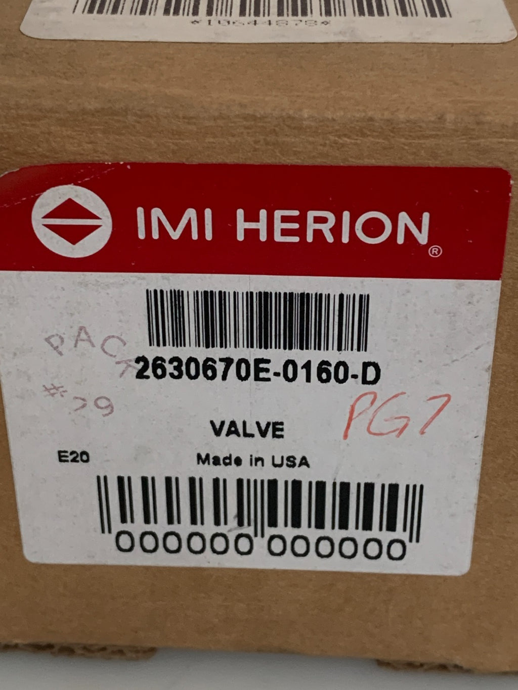 IMI HERION PNEUMATIC SOLENOID VALVE 263067OE-0160-D