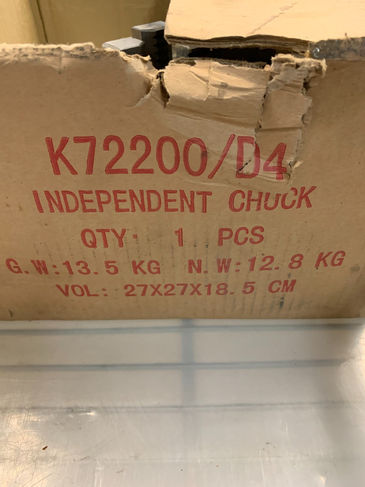 New Fuerda 4 Jaw Lathe Chuck K72-200/D4  K72200/D4 (chuck only)