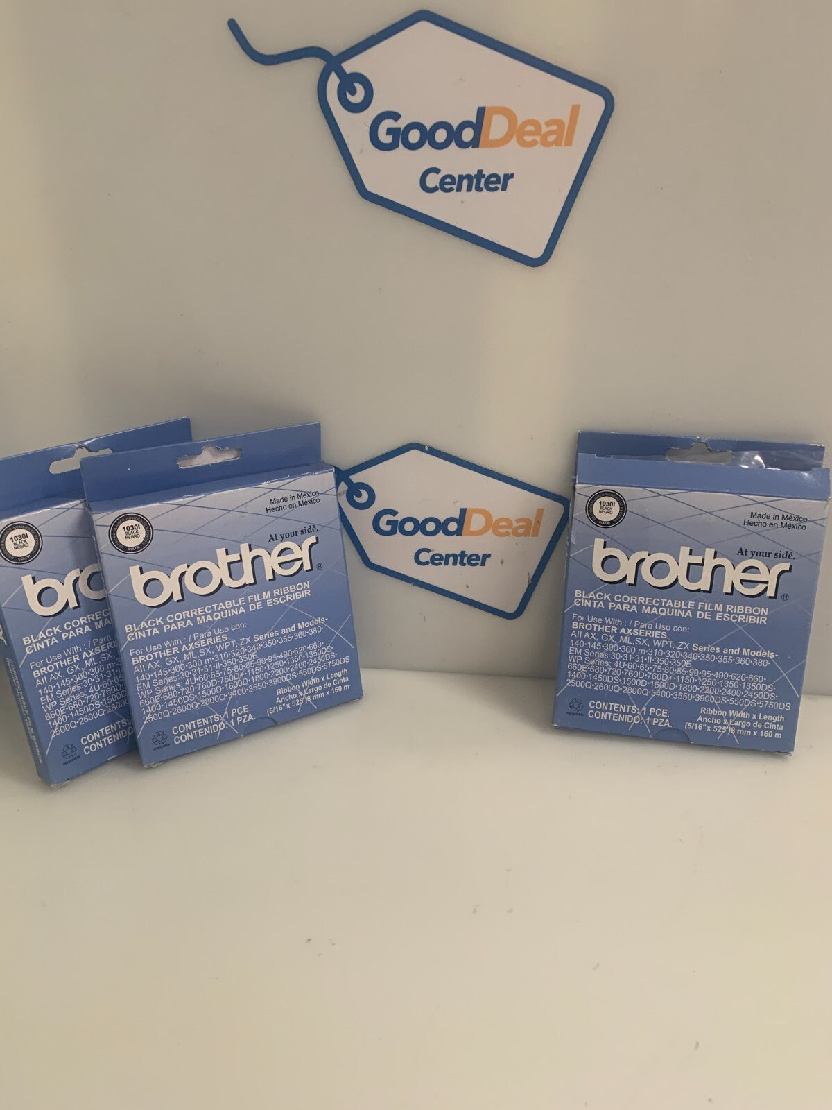 LOT OF 3 BROTHER REINKING RIBBON #989922