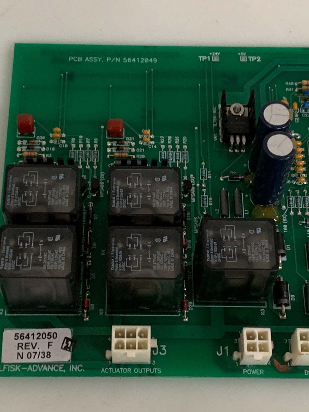 NILFISK-ADVANCE MOTHER BOARD PCB ASSY CARD 56412050 REV F