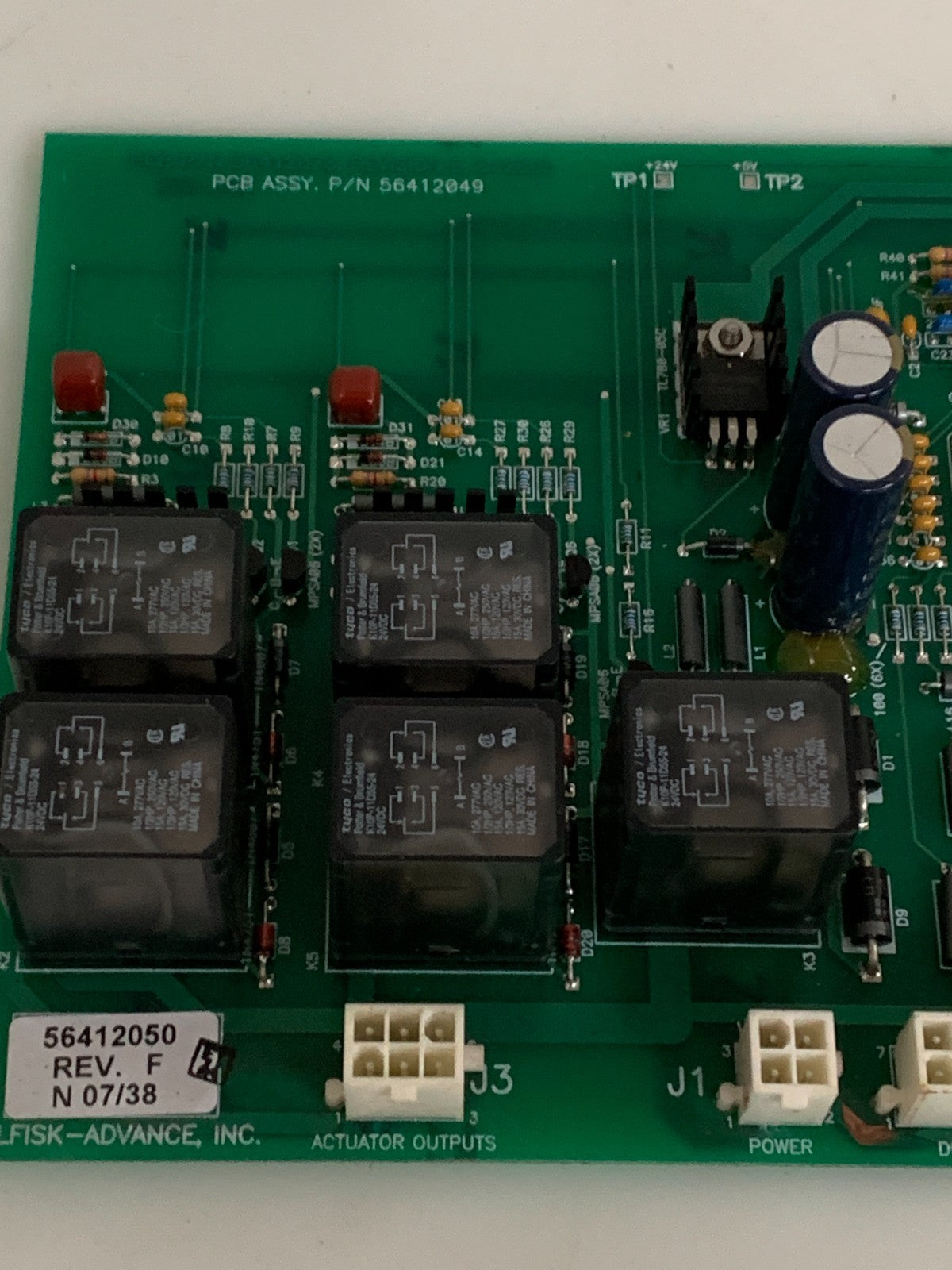 NILFISK-ADVANCE MOTHER BOARD PCB ASSY CARD 56412050 REV F