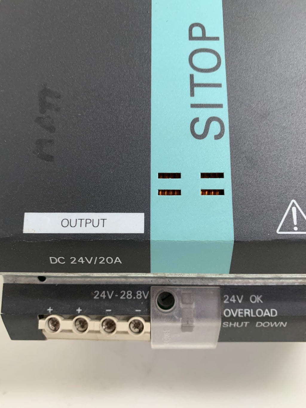 SIEMENS SITOP DC24V/20A POWER SUPPLY 6EP1 336-3BAOO1