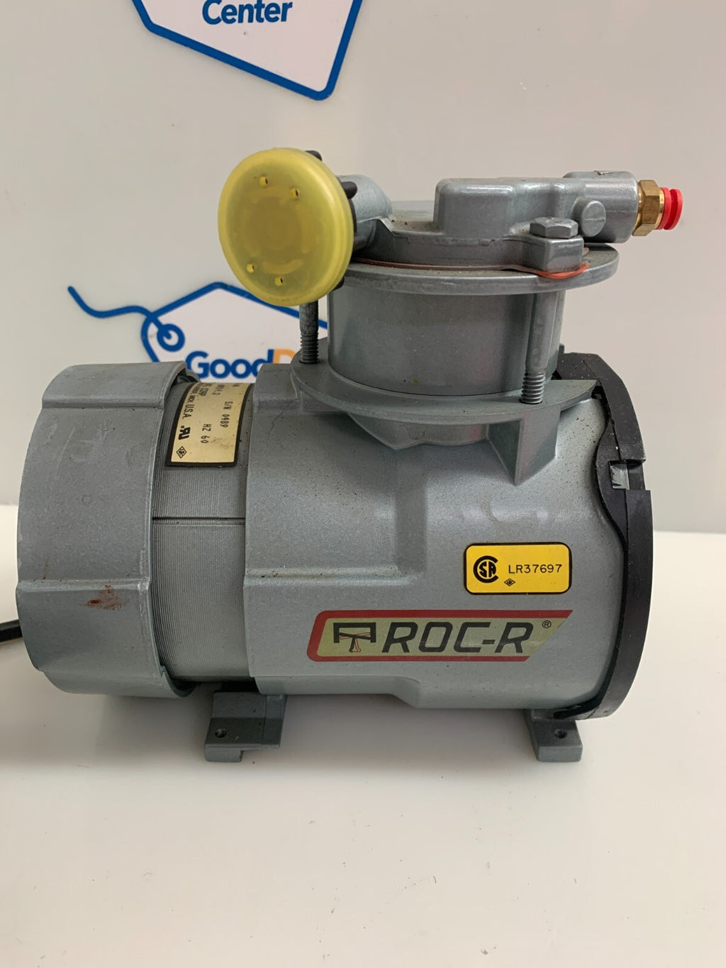 GAST Vacuum Pump  R0A-P101-AA  w/ ALLEN-BRADLEY  On/Off Switch1