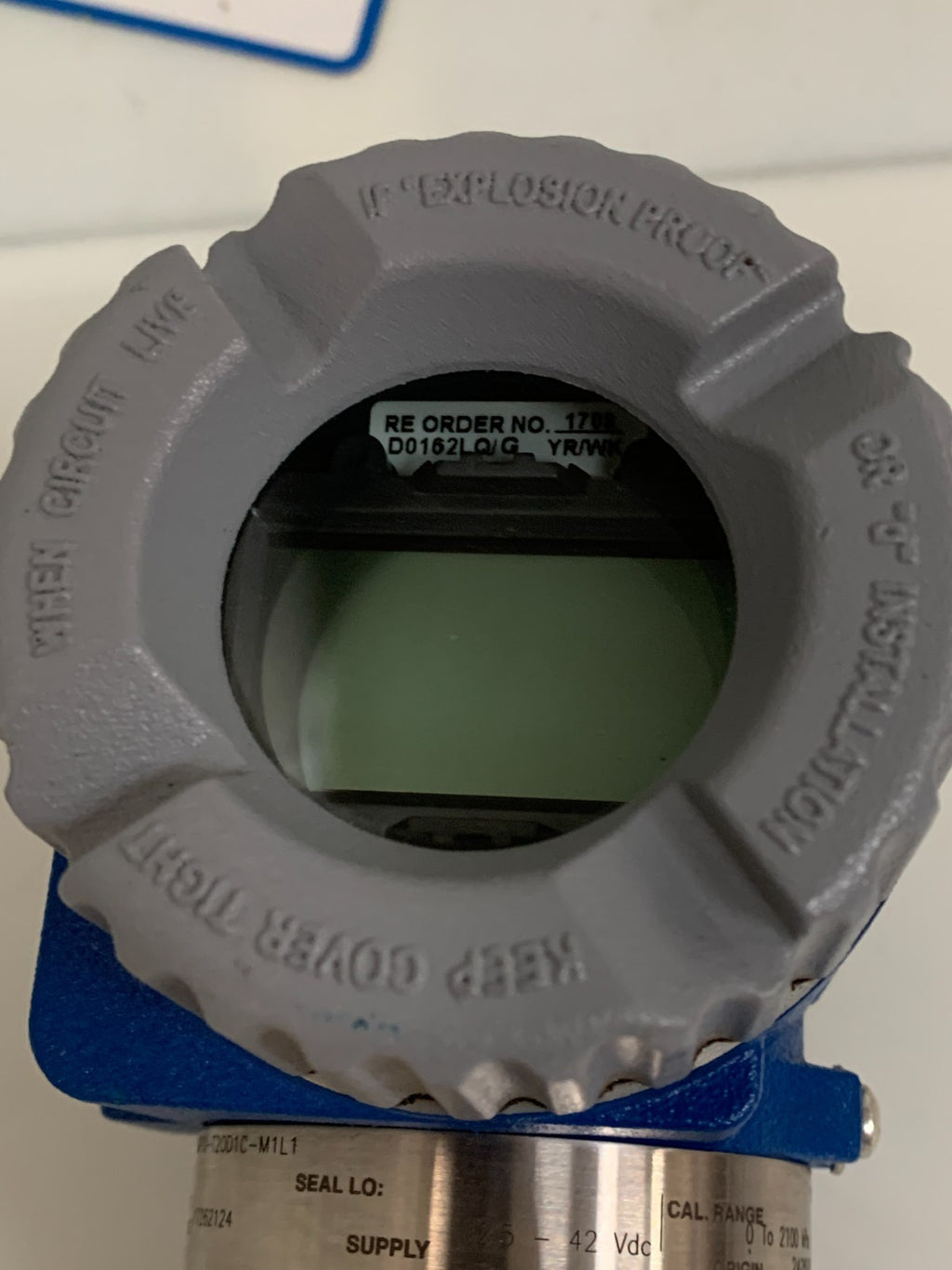 FOXBORO PRESSURE GAGE TRANSMITTER 1GP10-T2001C-W1L11