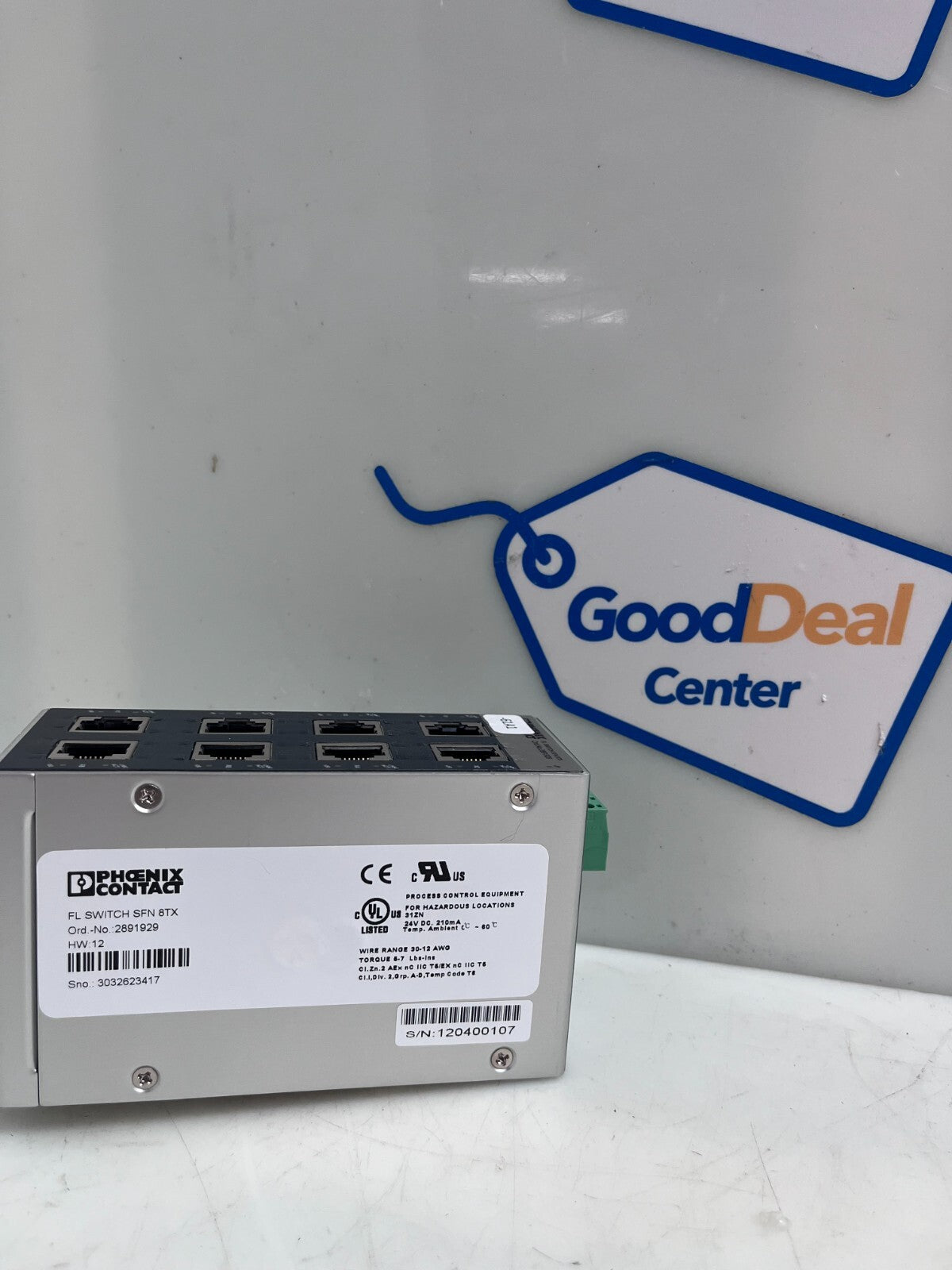 PHOENIX CONTACT  FL SWITCH SFN 8TX    Ethernet Switch 2891929