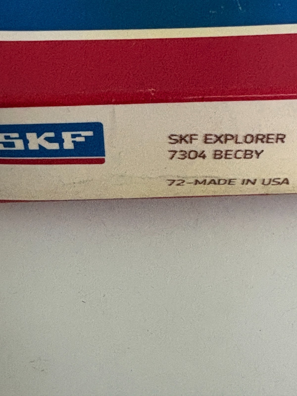 LOT OF 2 SKF EXPLORER BALL BEARING 7304 BECBY