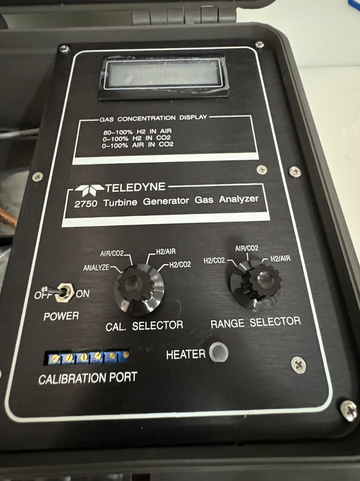 TELEDYNE 2750 TURBINE GENERATOR GAS ANALYSER