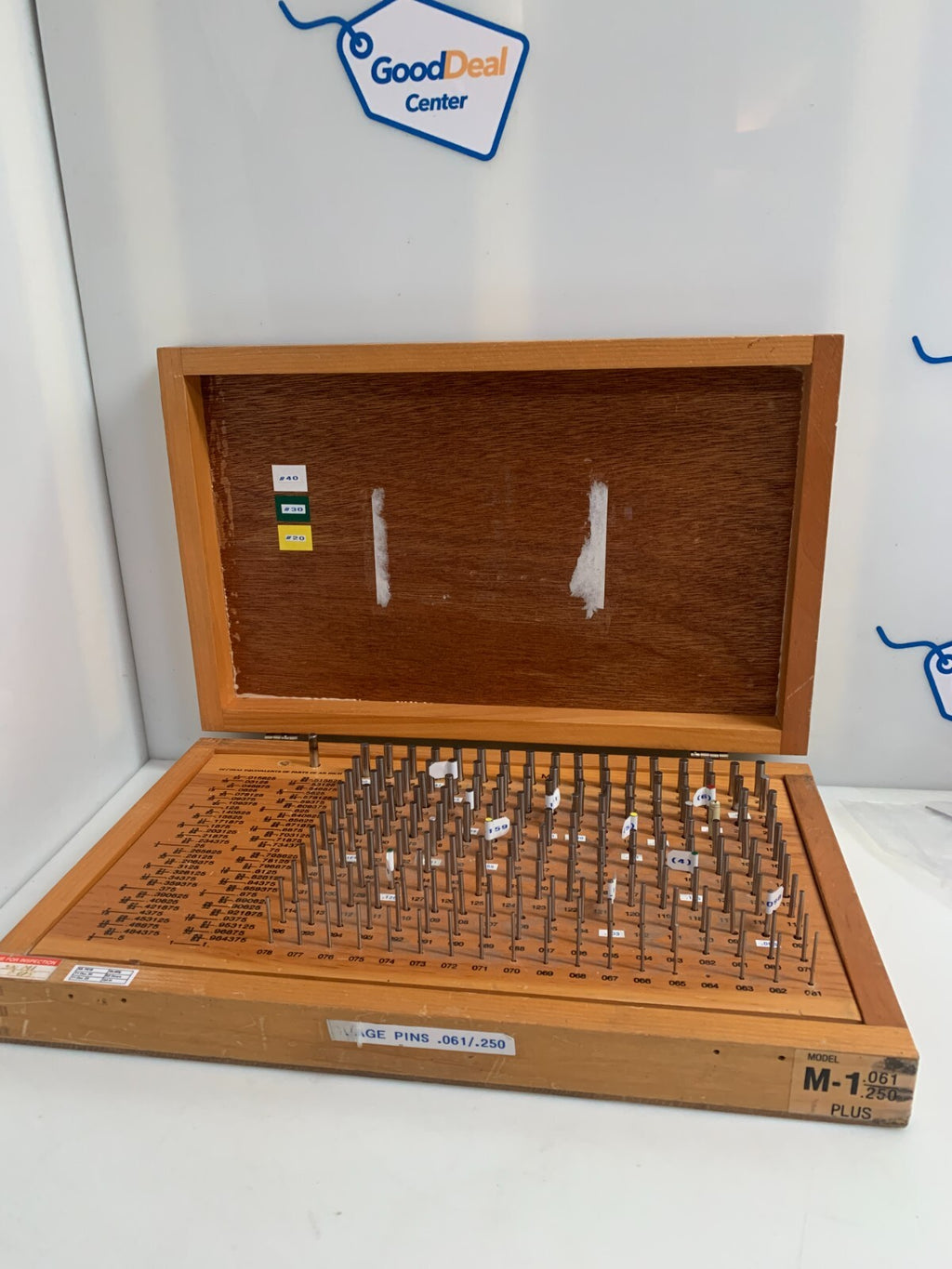 MEYER PIN GAUGE SET 061-250 M-1 PLUS IN CASE