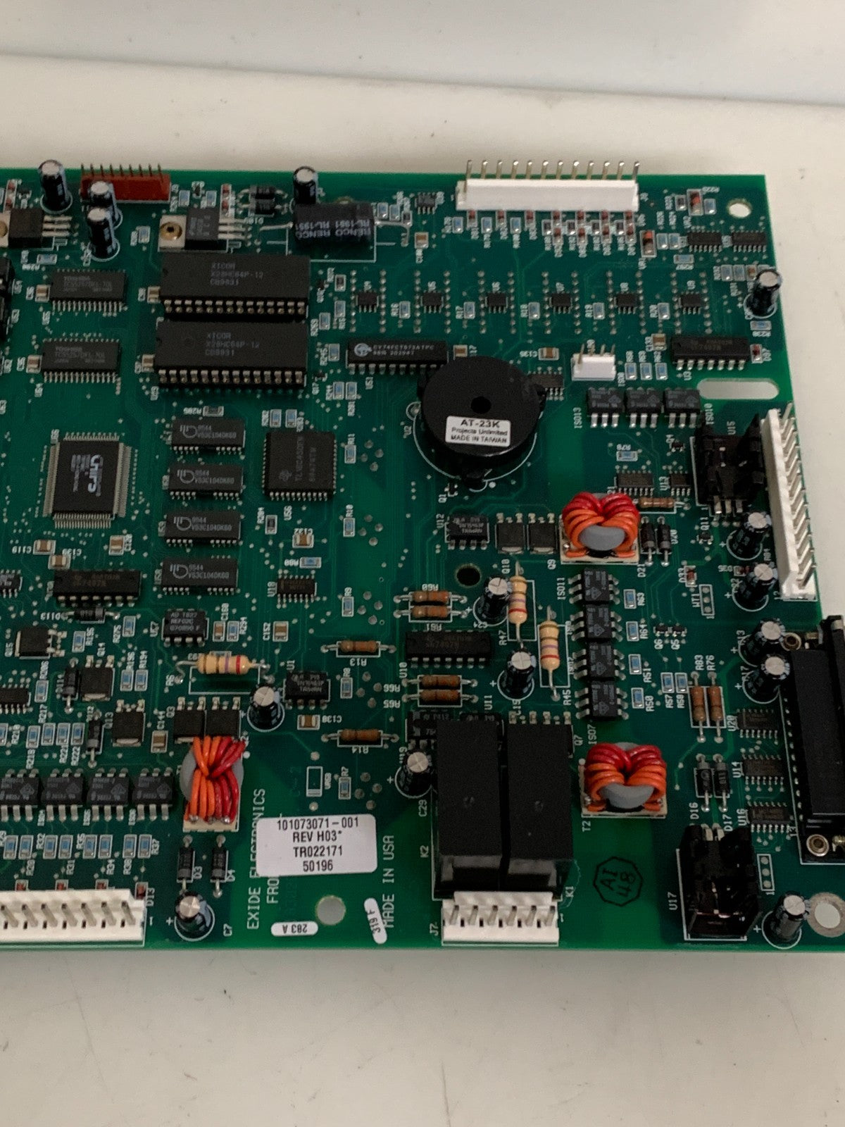 EXIDE ELECTRONICS FRONT PANEL CONTROL BOARD 101073071-001